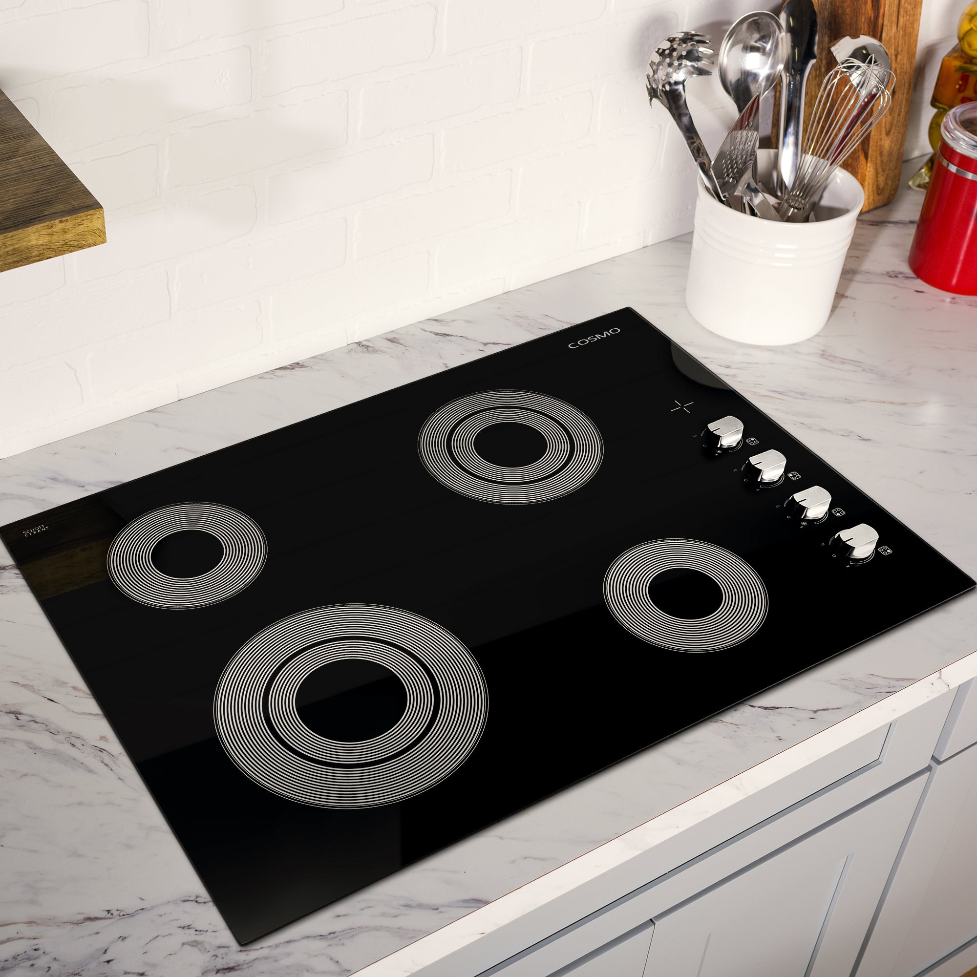 Cosmo 30 in. 4-Burner Ceramic Glass Electric Cooktop | COS-304ECC