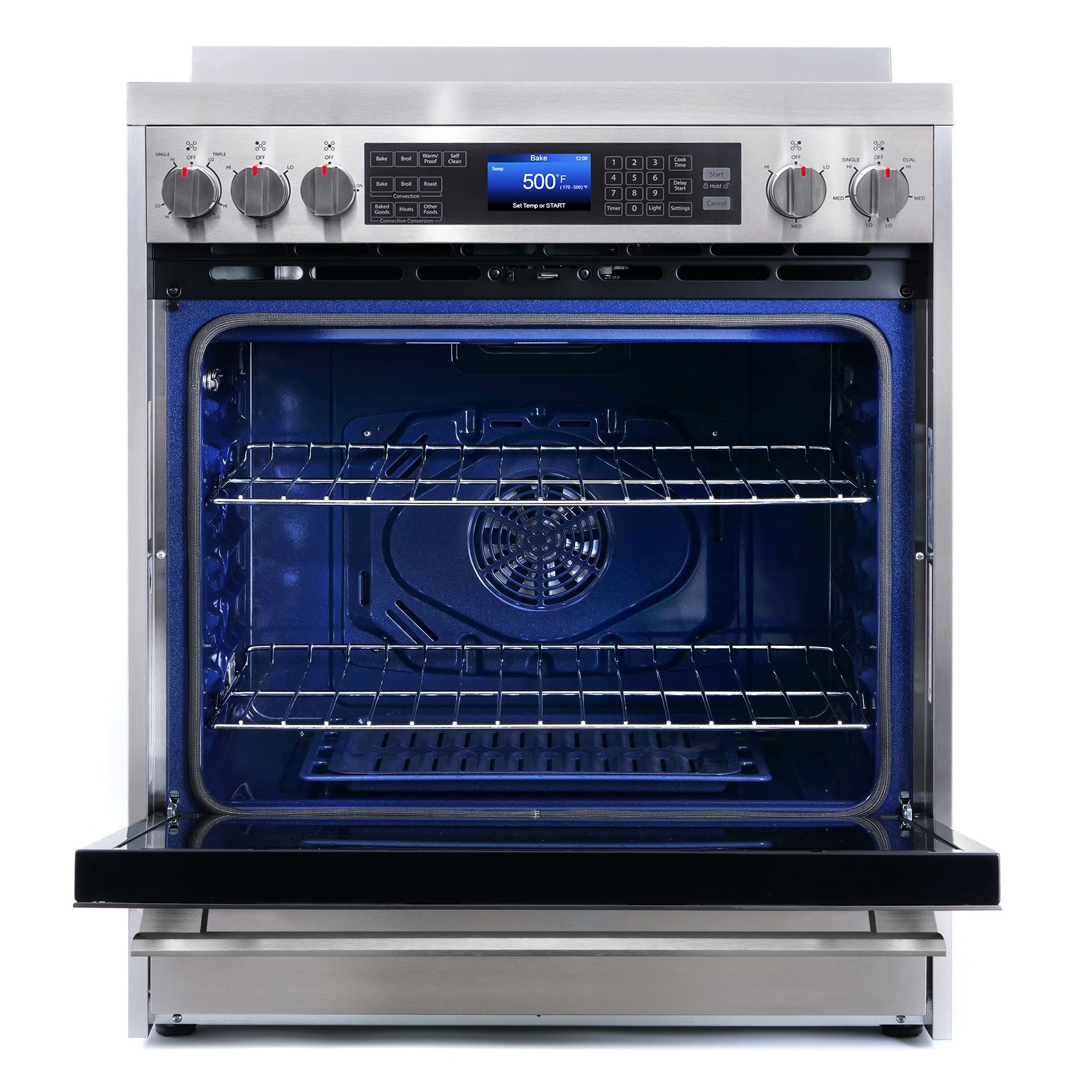 Cosmo Package - 30 in. Electric Range, Refrigerator, Dishwasher and Microwave | COS-4PKG-227