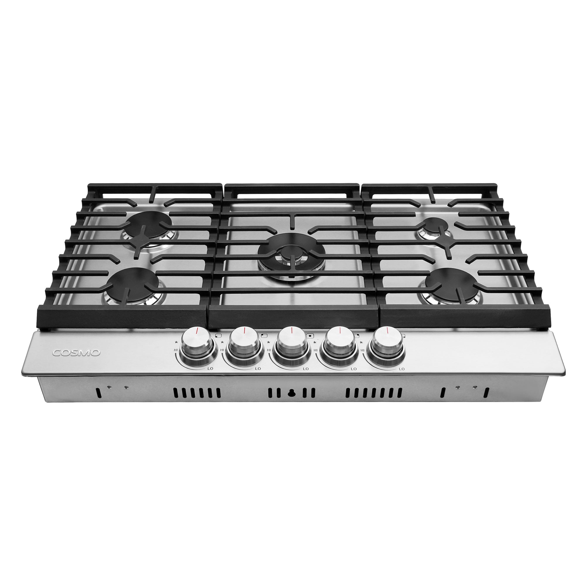 Cosmo Haven 36 in. 5-Burner Stainless Steel Gas Cooktop | COS-CTGH365SS