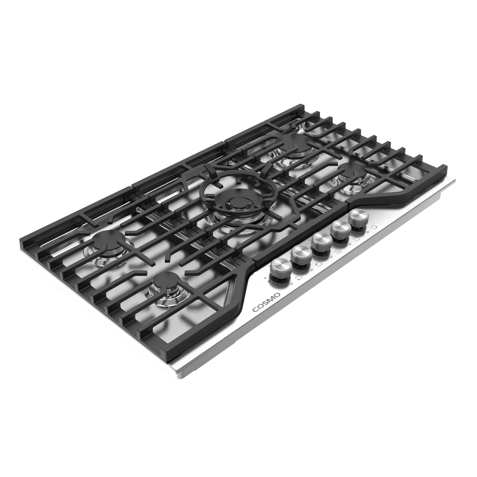 Cosmo Vista 36 in. 5-Burner Stainless Steel Gas Cooktop | COS-CTGV365SS