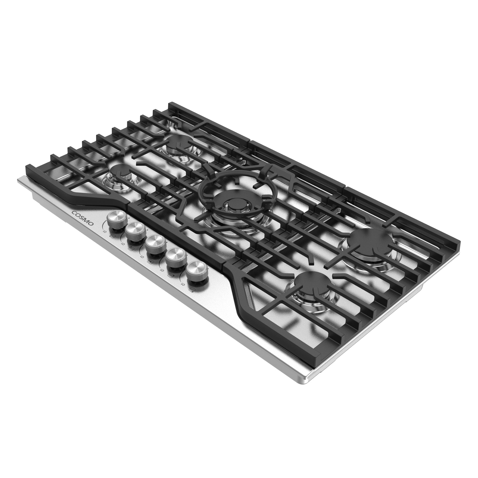 Cosmo Vista 36 in. 5-Burner Stainless Steel Gas Cooktop | COS-CTGV365SS
