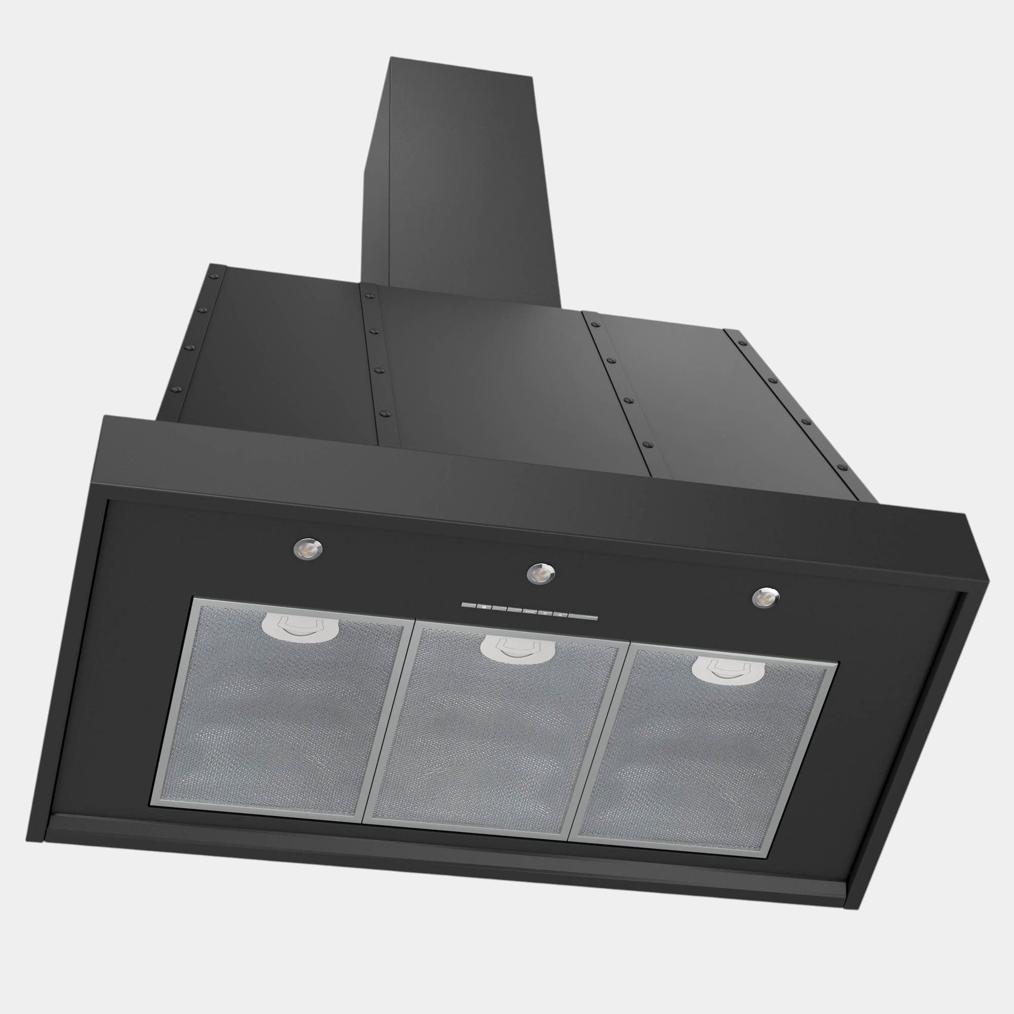 Futuro Fano 36 in. 940 CFM Black Wall Mount Range Hood | WL36FANO-GM