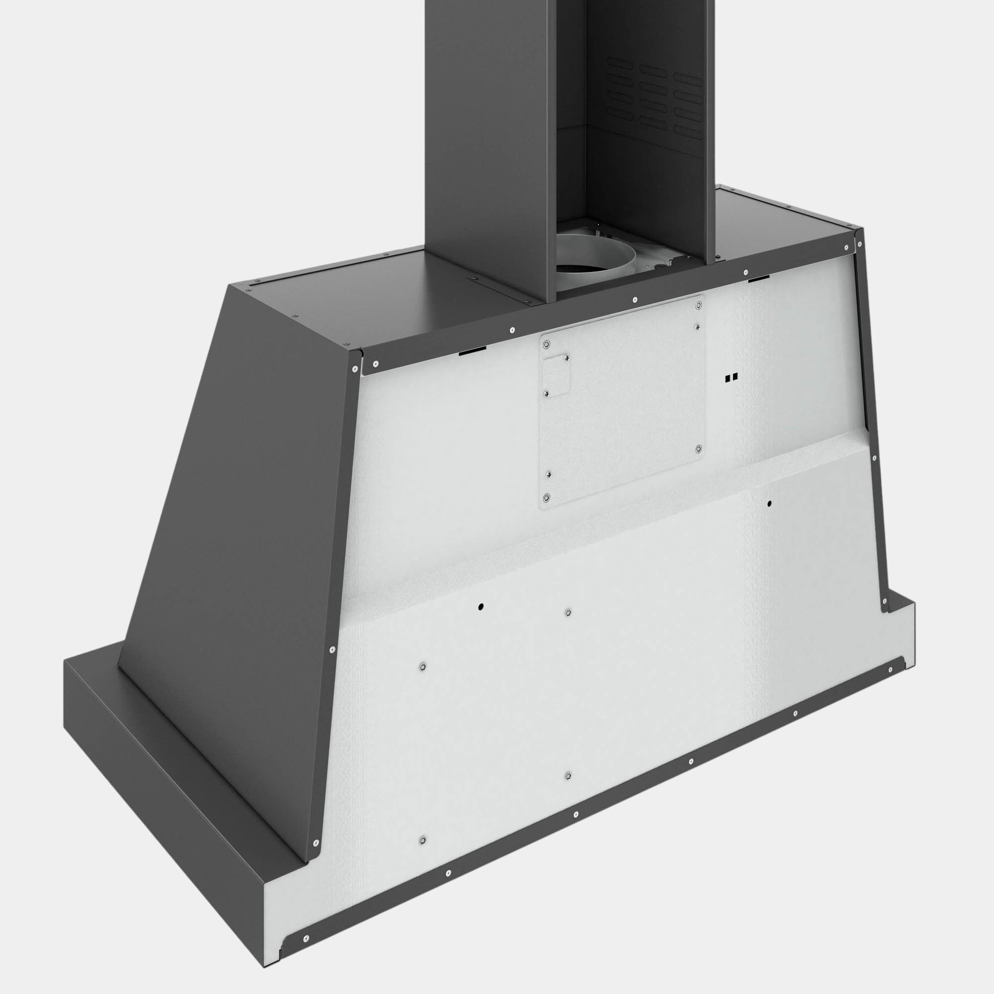Futuro Fano 36 in. 940 CFM Black Wall Mount Range Hood | WL36FANO-GM