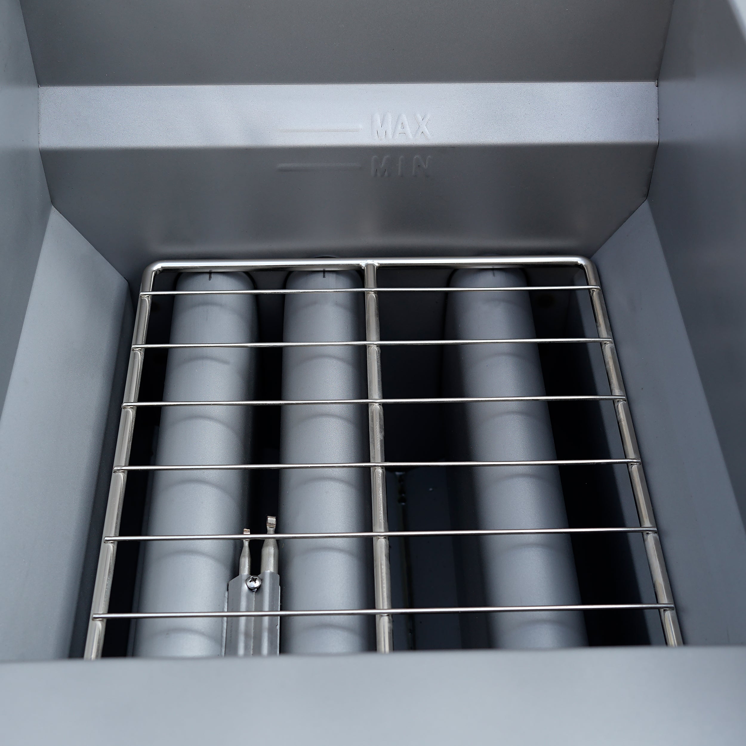 Forno Commerciale Natural Gas Deep Fryer, 3 Burners 90,000 BTU, 40 lbs, Millivolt Control