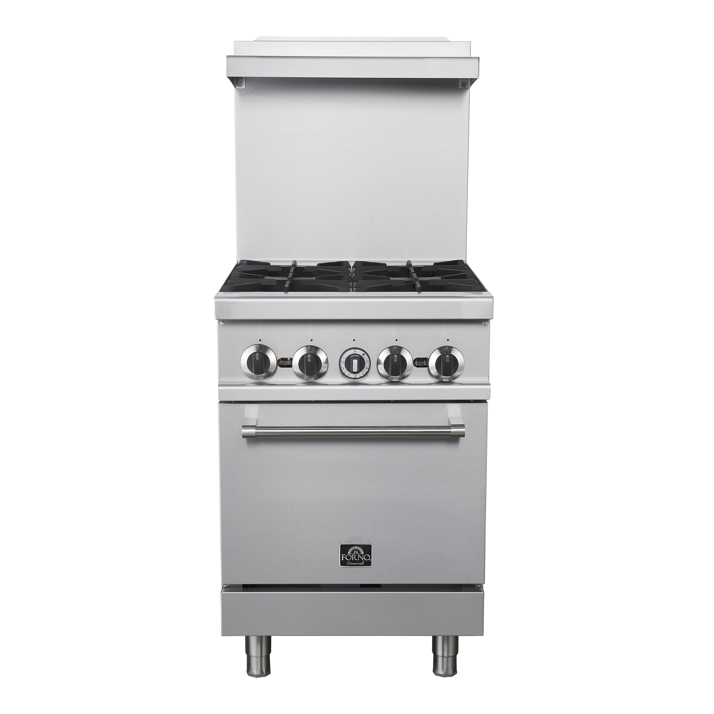 Forno Commerciale 24 Inch Gas Range with 4 Burners