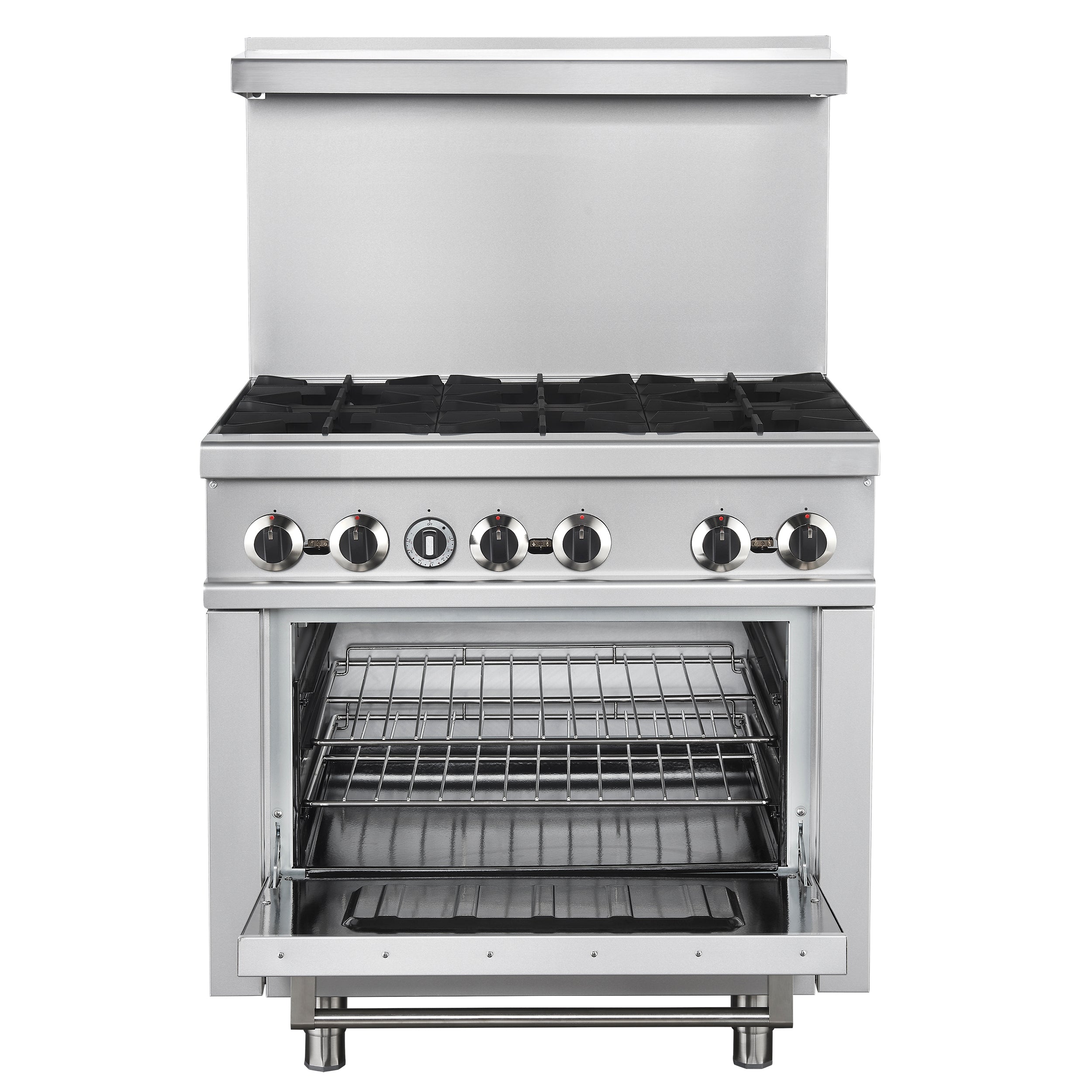 Forno Commerciale 36 Inch Gas Range with 6 Burners