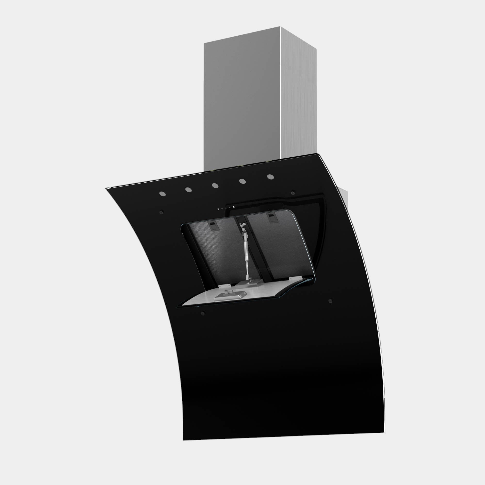 Futuro Splash 36 in. 940 CFM Black Wall Mount Range Hood | WL36SPLASH-BLK