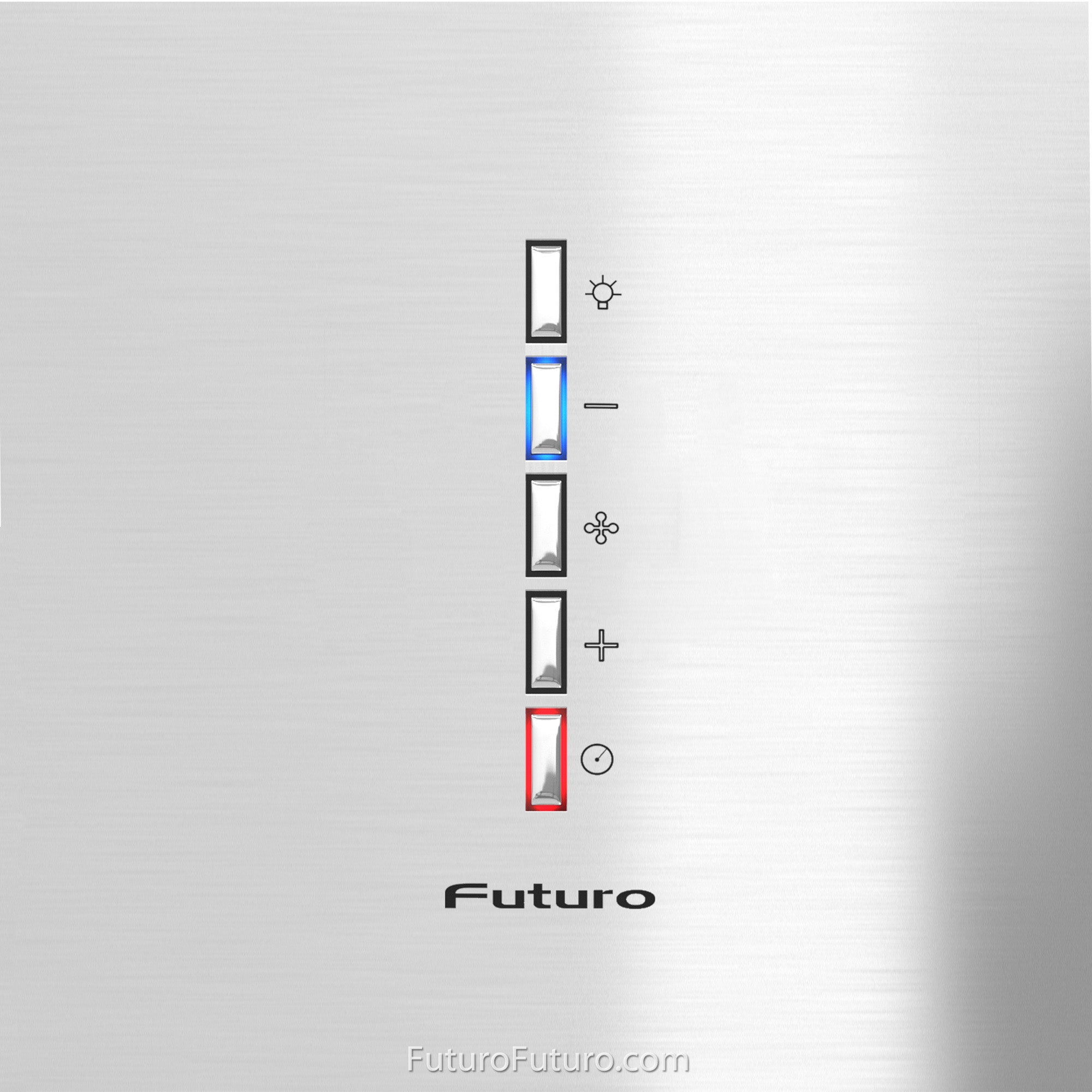 Futuro Pearl 26 in. 940 CFM Black Wall Mount Range Hood | WL26PEARL-BLK