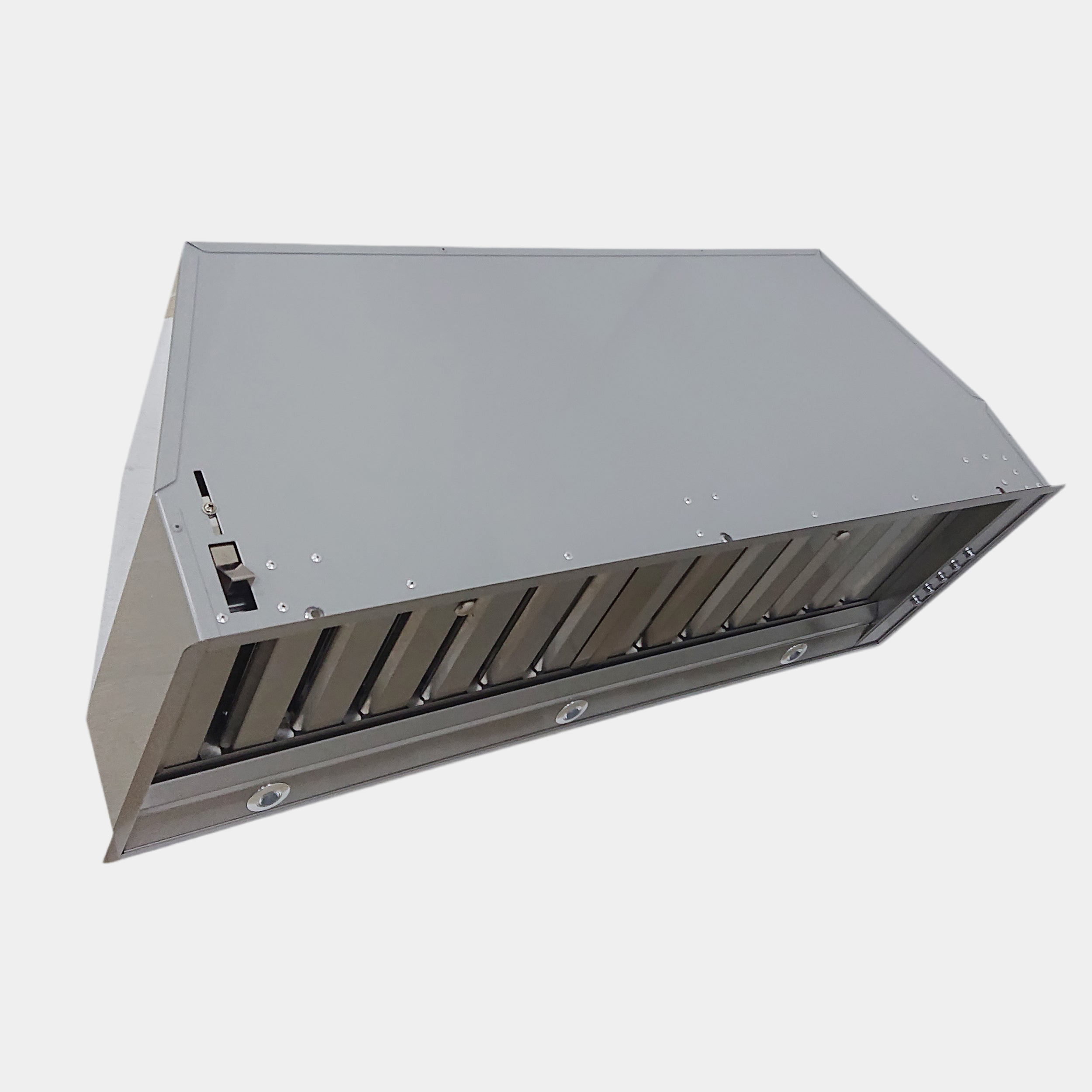 Forno Frassanito 36-Inch Recessed Range Hood, 450 CFM, Stainless Steel Baffle Filters, LED Lighting