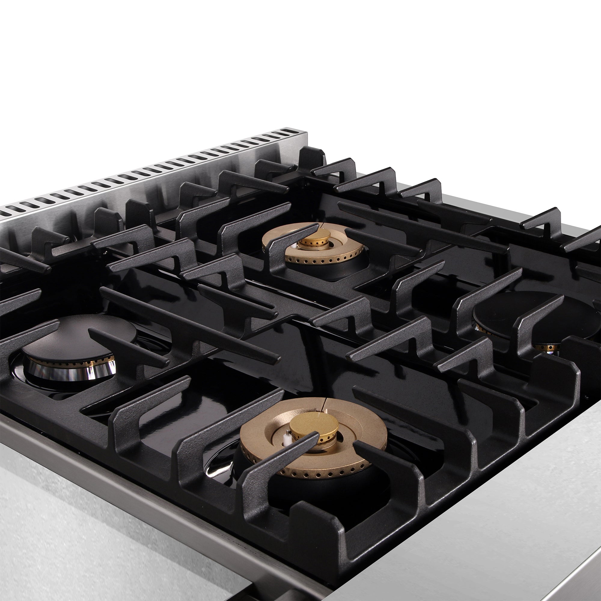 Cosmo Lumin 48 in. 6.7 cu. ft. 6-Burner Stainless Steel Dual Fuel Range with Griddle | COS-DFRL486GK