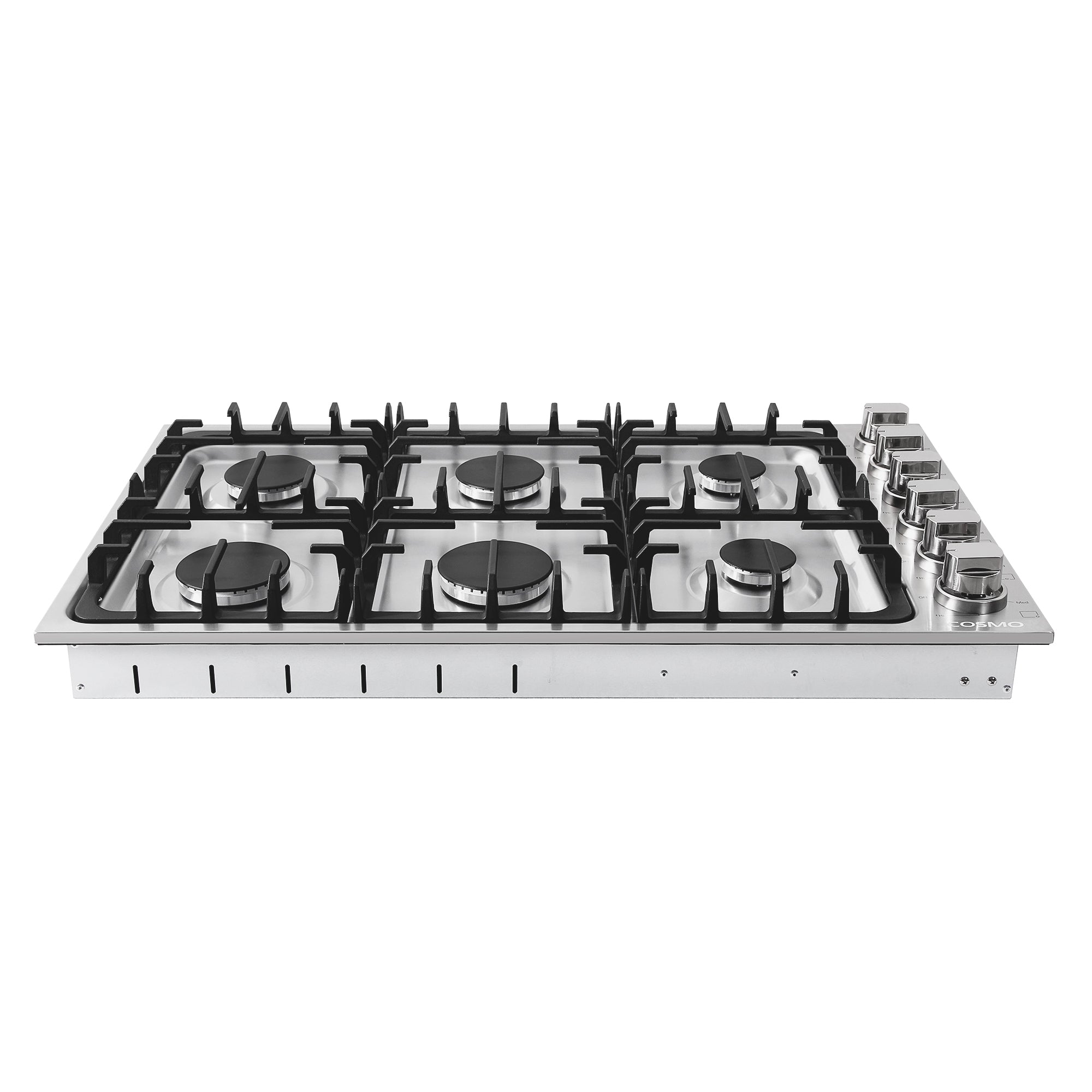 Cosmo 36 in. Stainless Steel Gas Cooktop with 6 Burners | COS-DIC366