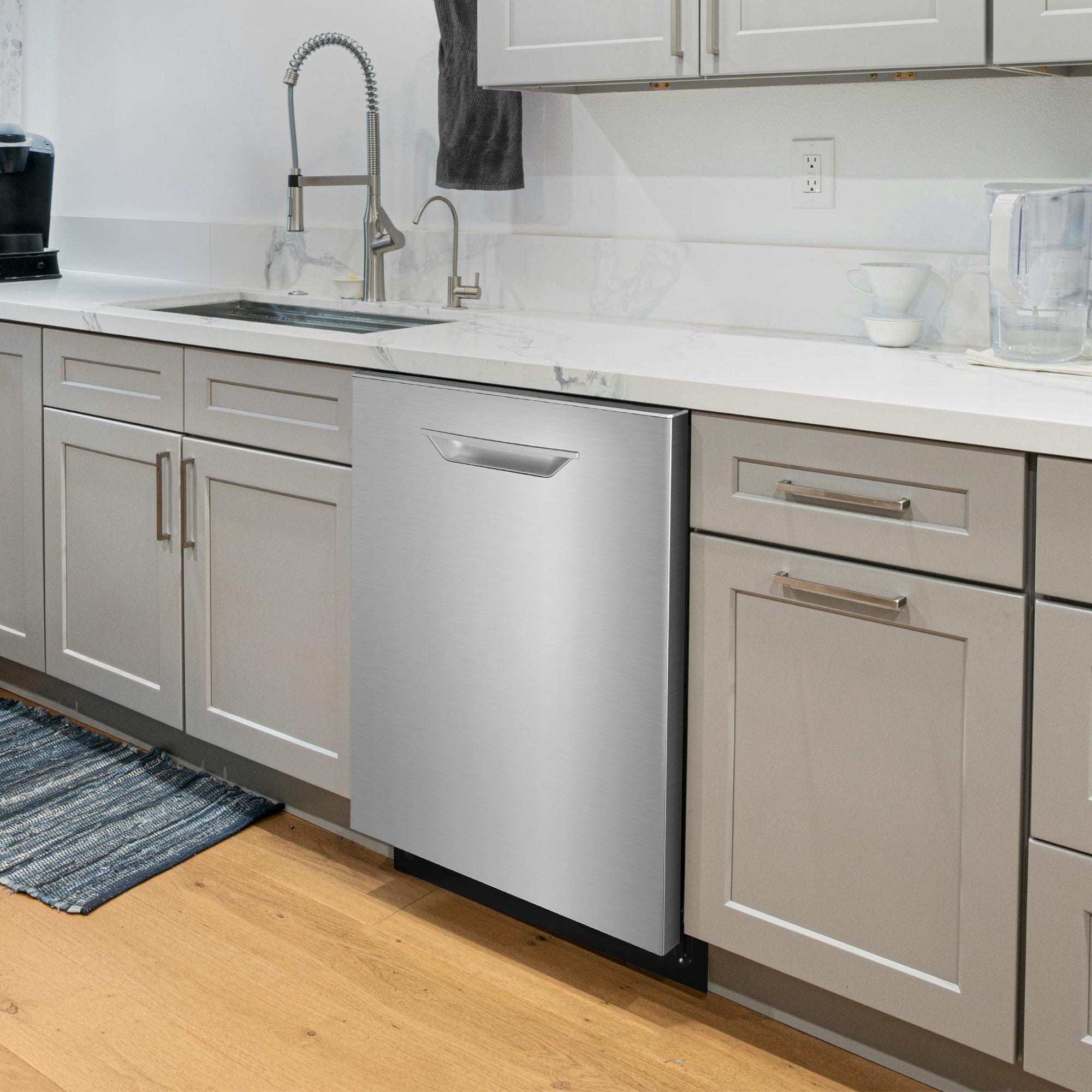 Cosmo Vista 24 in. Built-in Stainless Steel Dishwasher | COS-DWV24TTR