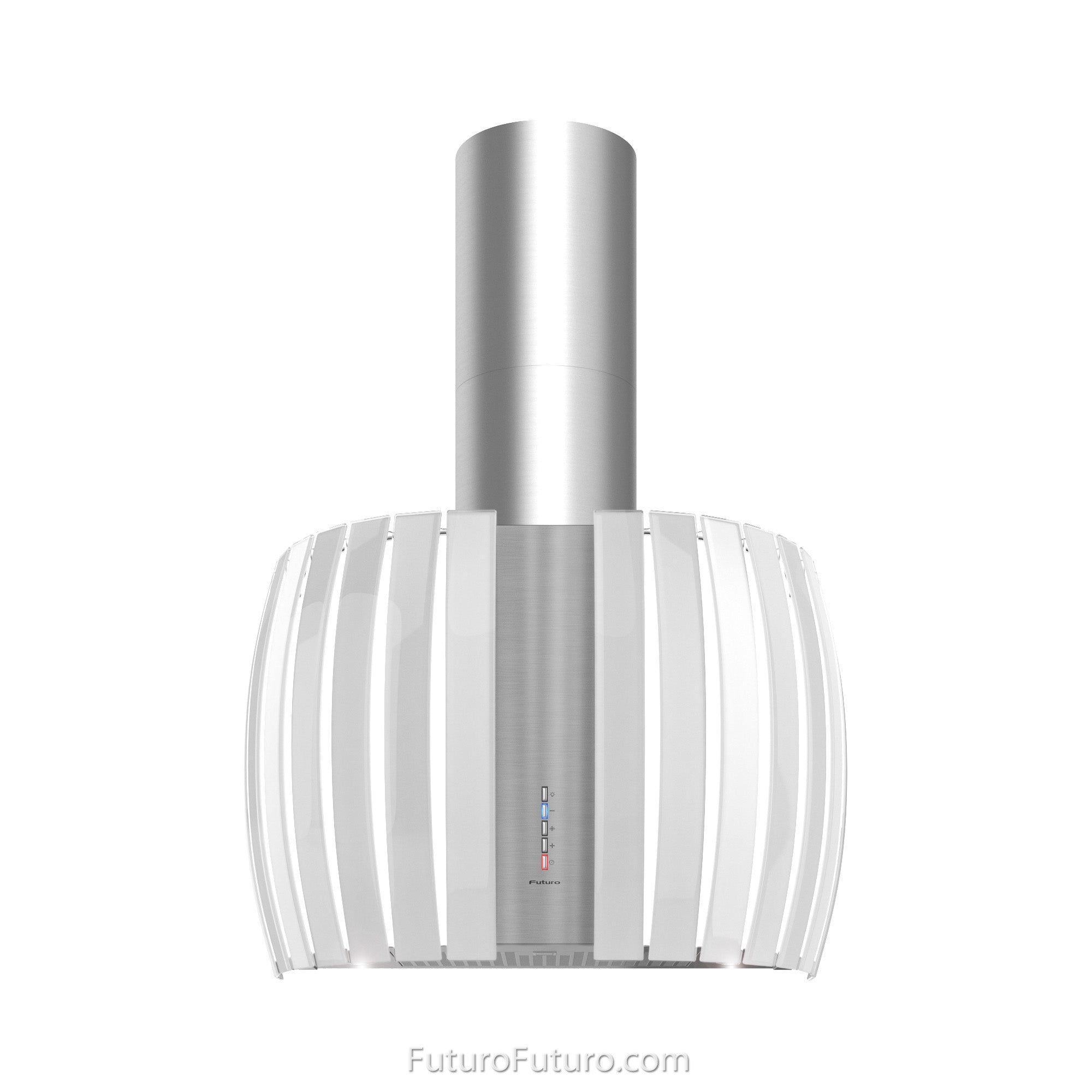 Futuro Pearl 26 in. 940 CFM White Wall Mount Range Hood | WL26PEARL-WHT