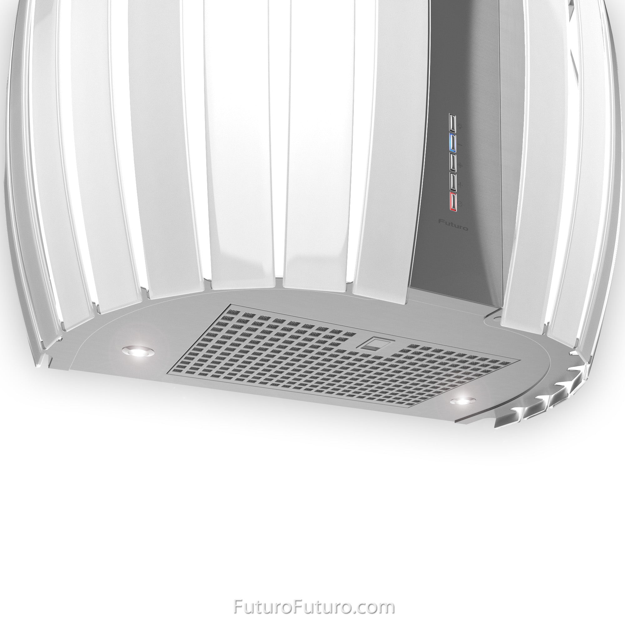 Futuro Pearl 26 in. 940 CFM White Wall Mount Range Hood | WL26PEARL-WHT