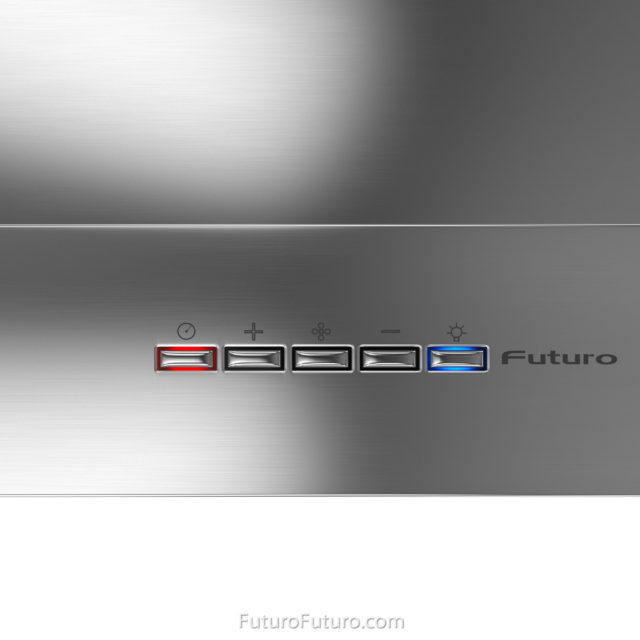 Futuro Europe 36 in. 940 CFM Stainless Steel Island Mount Range Hood