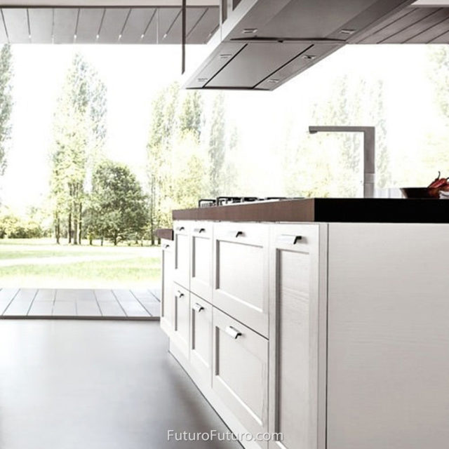 Futuro Europe Station 72 in. 940 CFM Stainless Steel Island Mount Range Hood