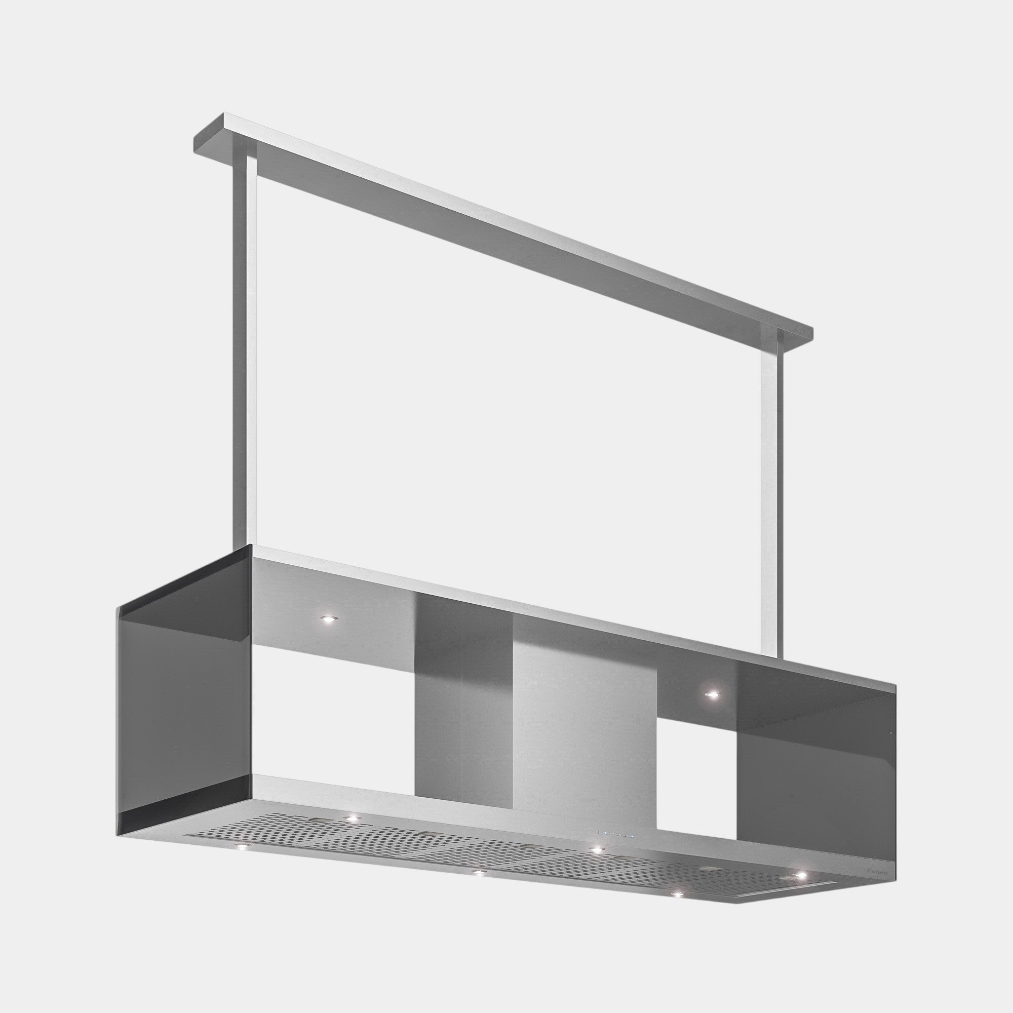 Futuro Recano 60 in. 940 CFM Stainless Steel Island Mount Range Hood | IS60RECANO