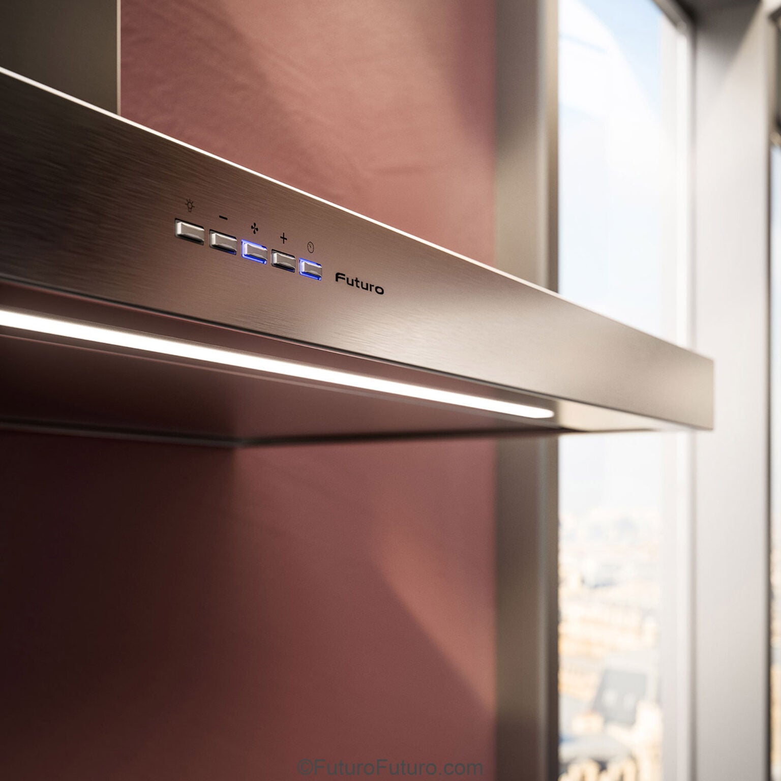 Futuro Positano 48 in. 940 CFM Stainless Steel Wall Mount Range Hood | WL48POSITANO