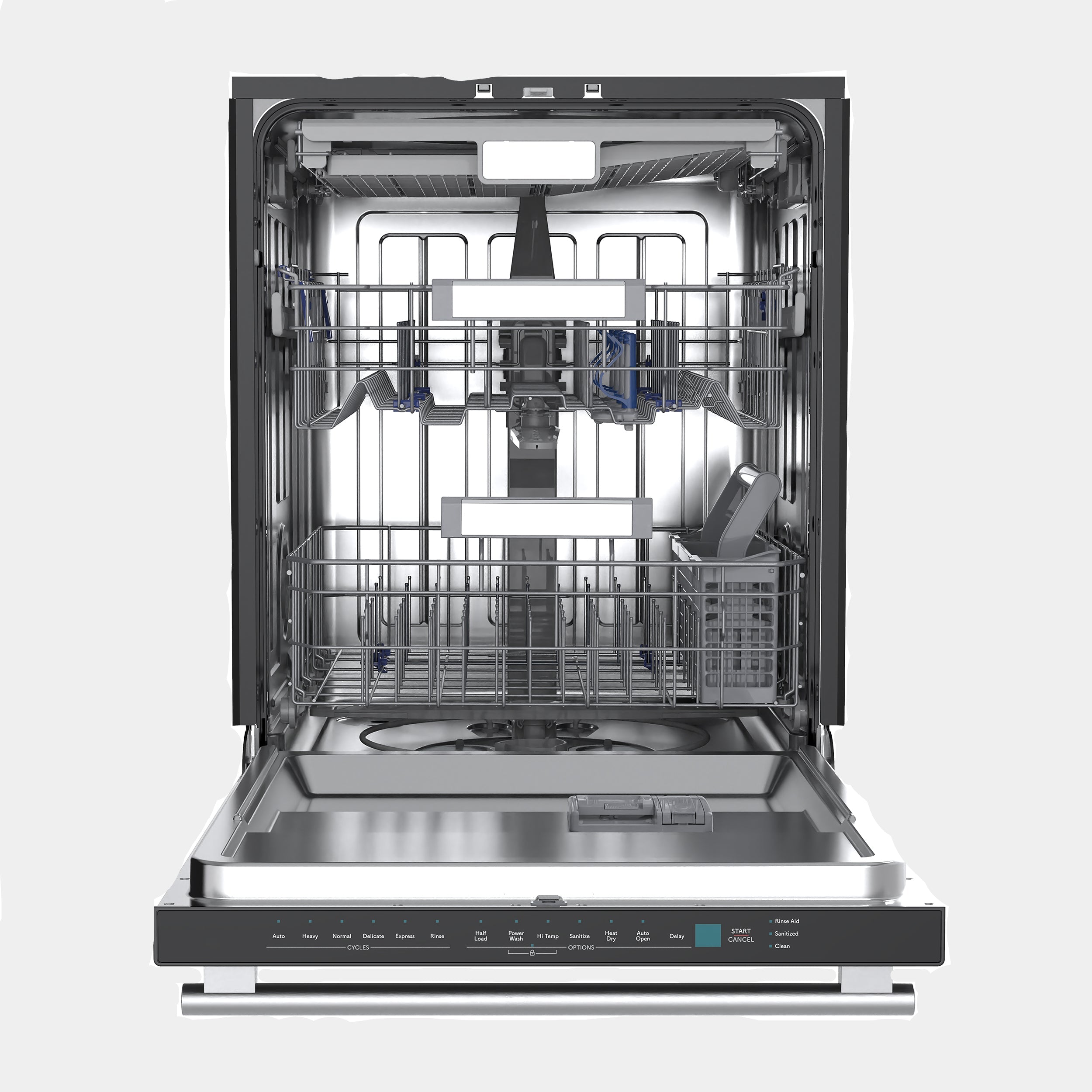 Forno Stella 24 in. Built-in Tall-Tub Black Dishwasher | FDWBI8010-24BLK