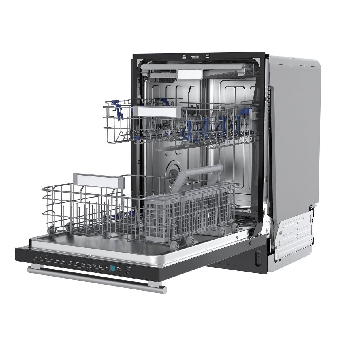 Forno Stella 24 in. Built-in Tall-Tub Black Dishwasher | FDWBI8010-24BLK