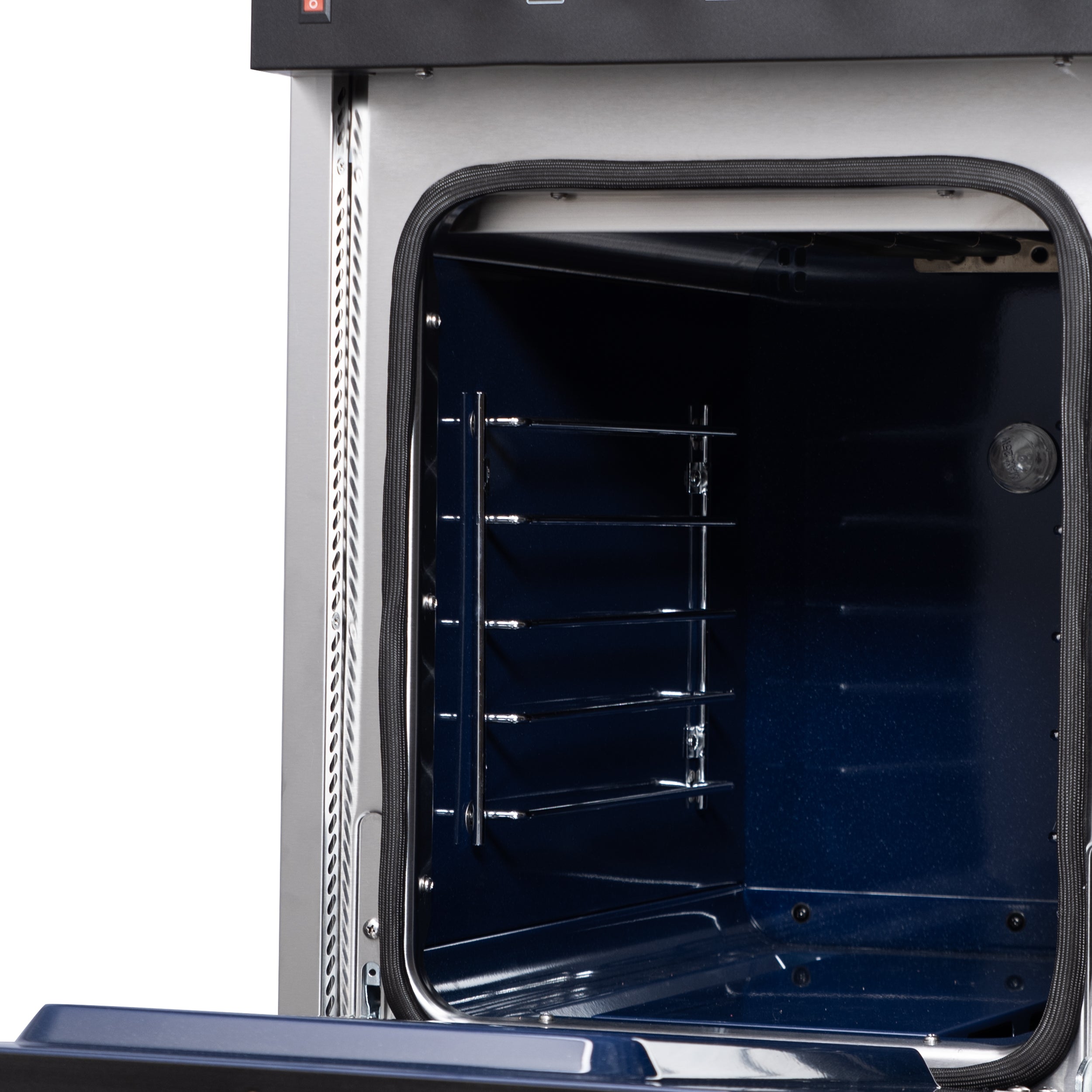 Forno Massimo 48 in. 6.58 cu. ft. 8-Burner White Dual Fuel Range with Antique Brass Accents | FFSGS6125-48WHT