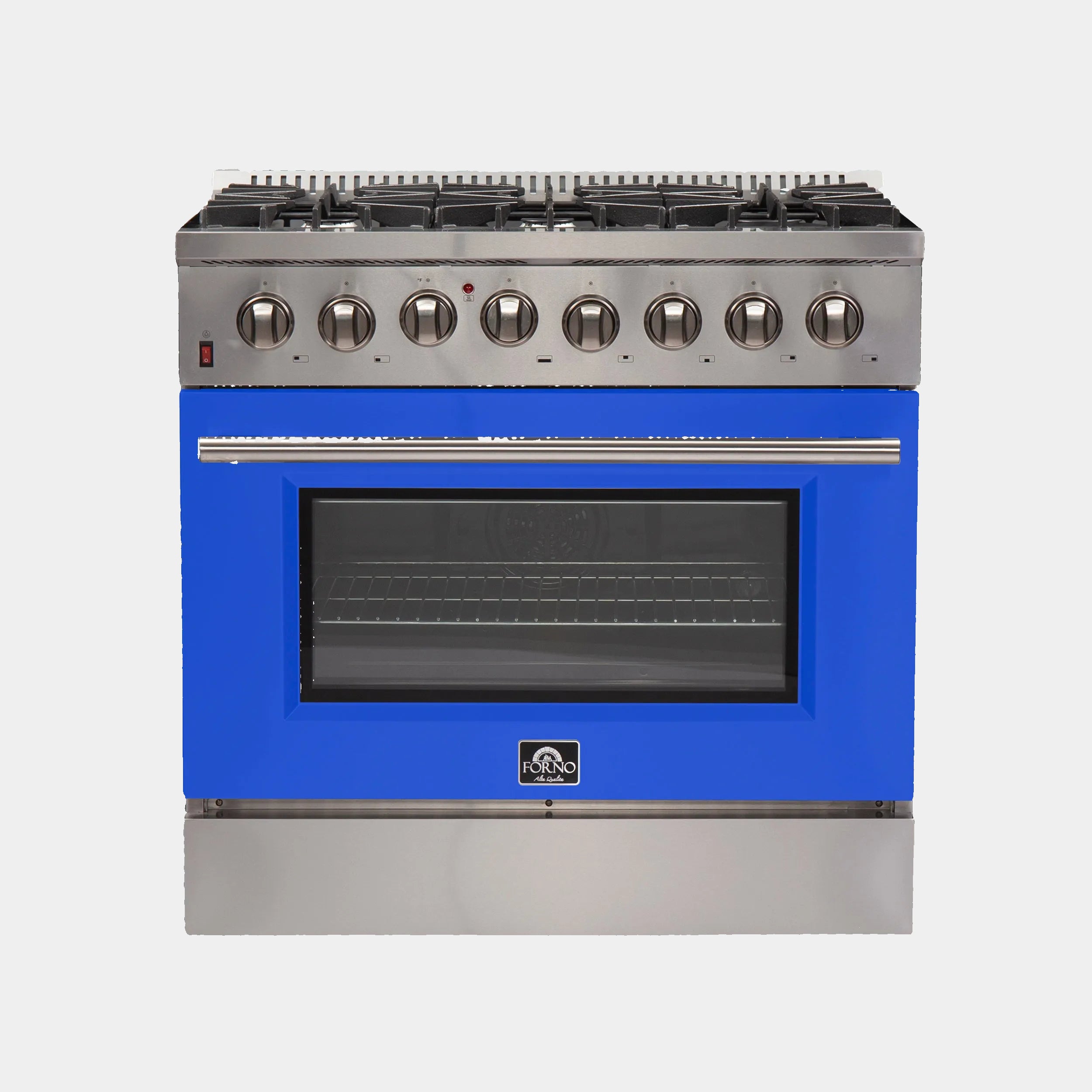 Forno Galiano 36 in. 5.26 cu. ft. 6-Burner Blue Dual Fuel Range | FFSGS6156-36BLU