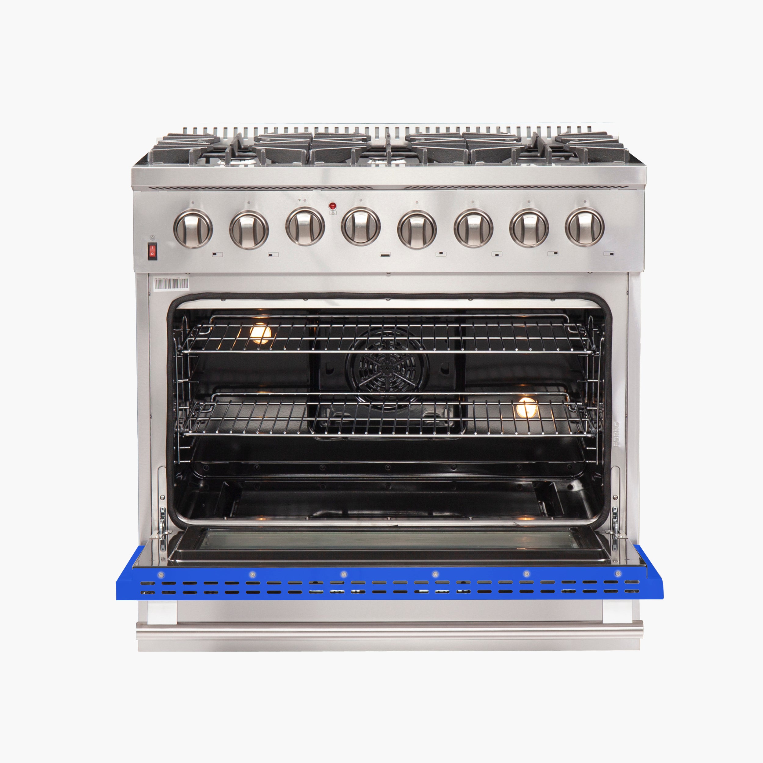 Forno Galiano 36 in. 5.26 cu. ft. 6-Burner Blue Dual Fuel Range | FFSGS6156-36BLU