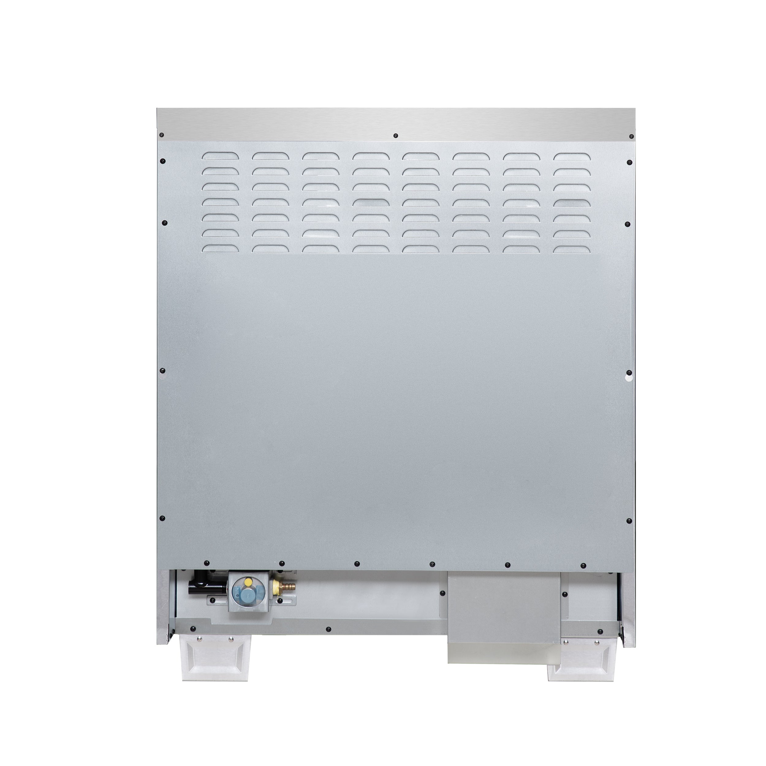 Forno Capriasca 30 in. 4.32 cu. ft. 5-Burner White French Door Dual Fuel Range with Antique Brass Accents | FFSGS6387-30WHT