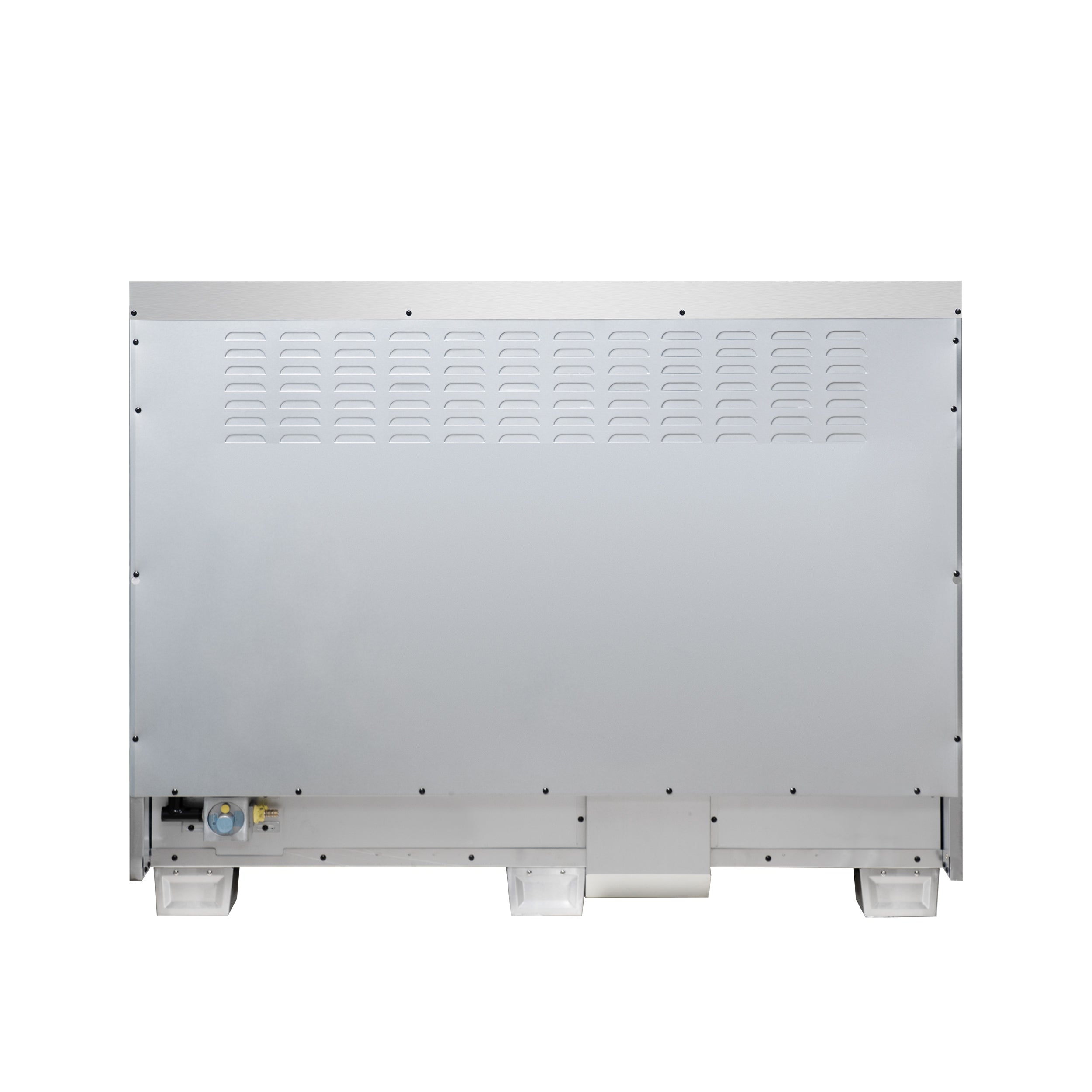 Forno Capriasca 48 in. 6.58 cu. ft. 8-Burner Black French Door Dual Fuel Range with Antique Brass Accents | FFSGS6387-48BLK