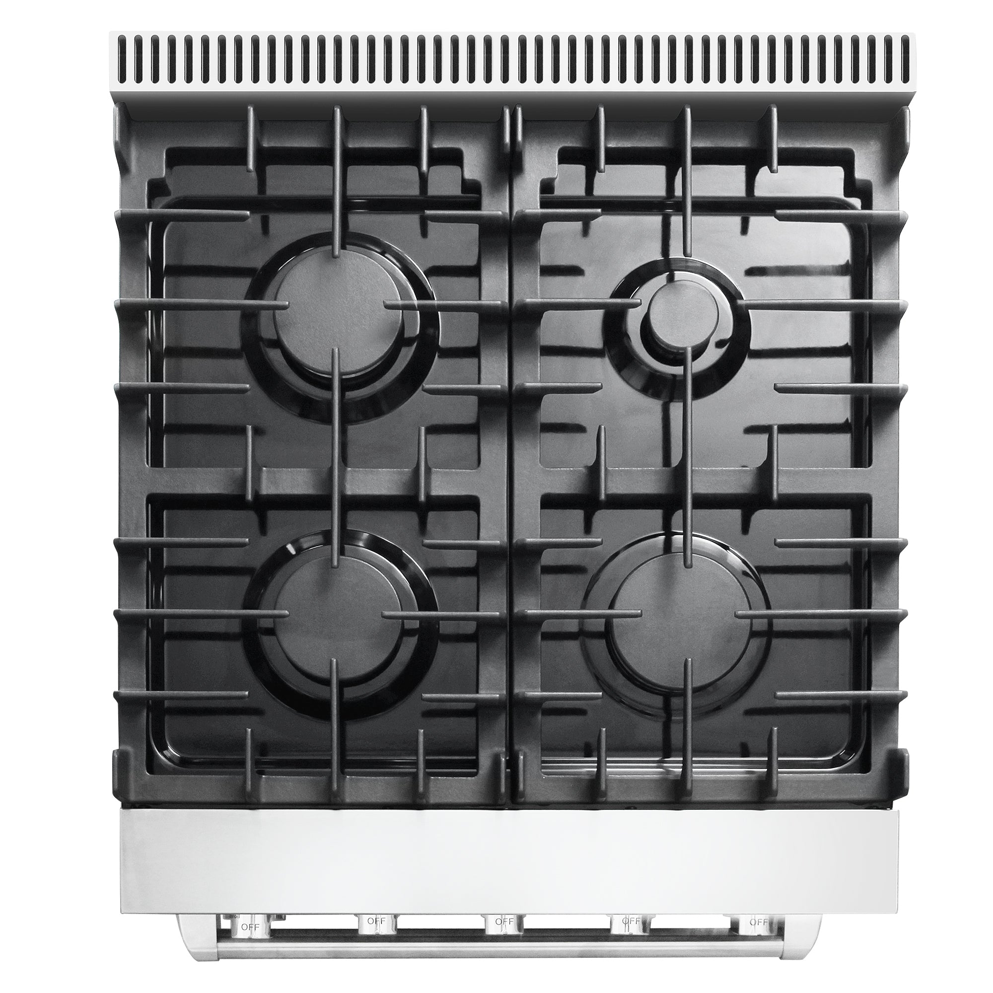 Cosmo Haven 24 in. 3.73 cu. ft. 4-Burner Stainless Steel Gas Range | COS-EPGR244