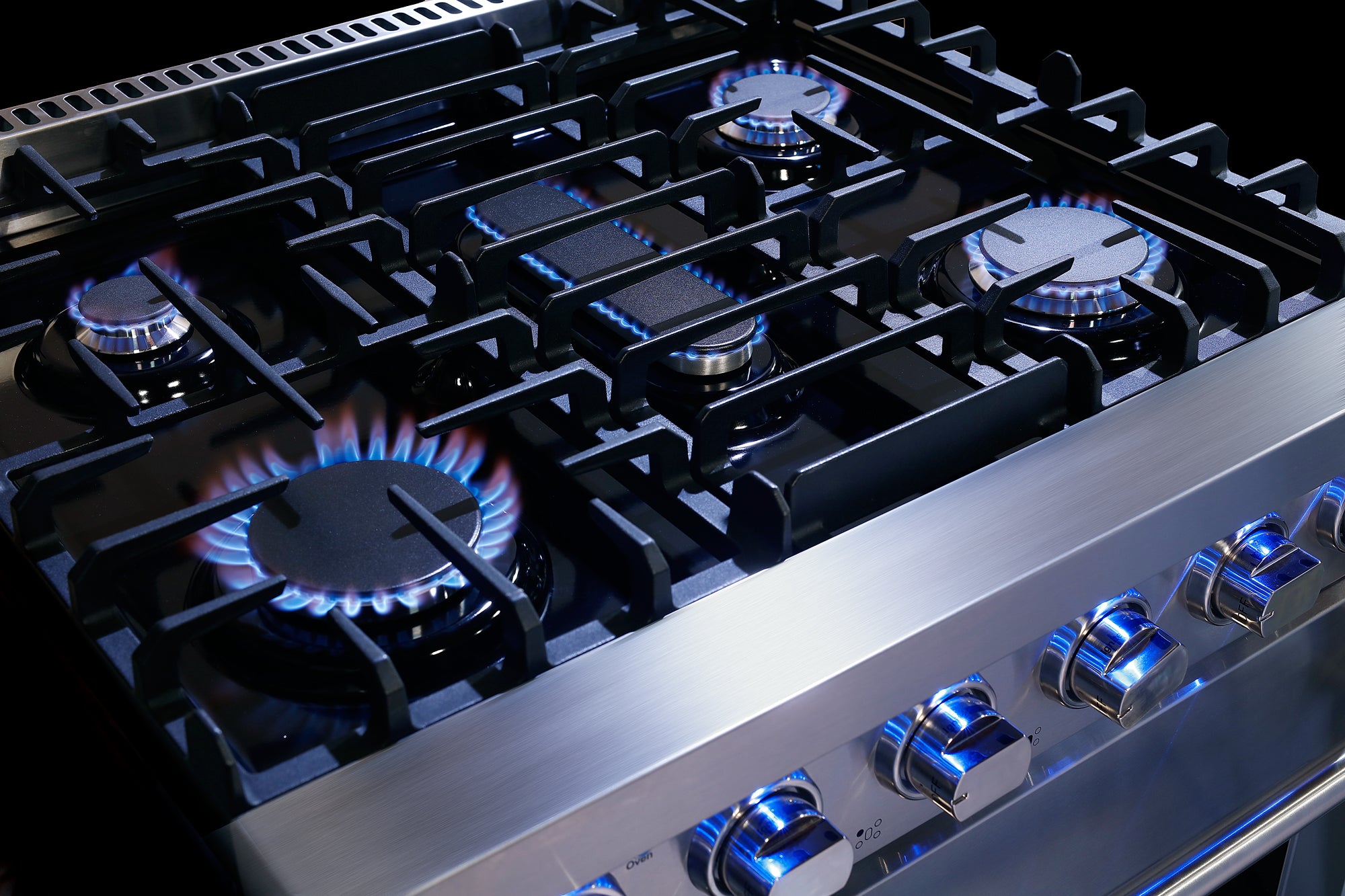 Cosmo Haven 30 in. 4.5 cu. ft. 5-Burner Stainless Steel Gas Range with and Storage Drawer | COS-EPGR304