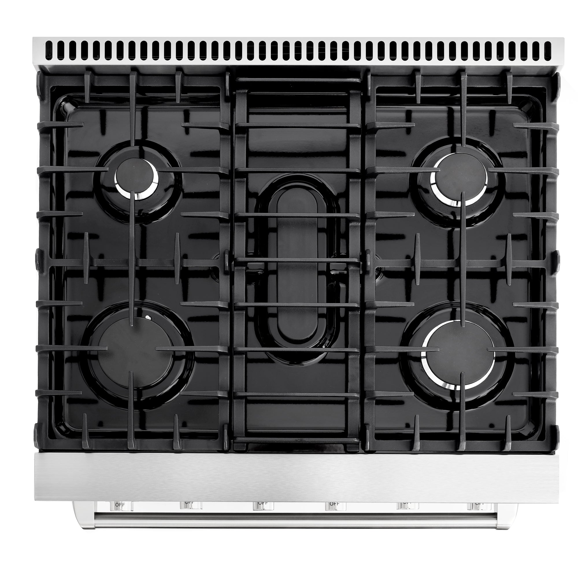 Cosmo Haven 30 in. 4.5 cu. ft. 5-Burner Stainless Steel Gas Range with and Storage Drawer | COS-EPGR304
