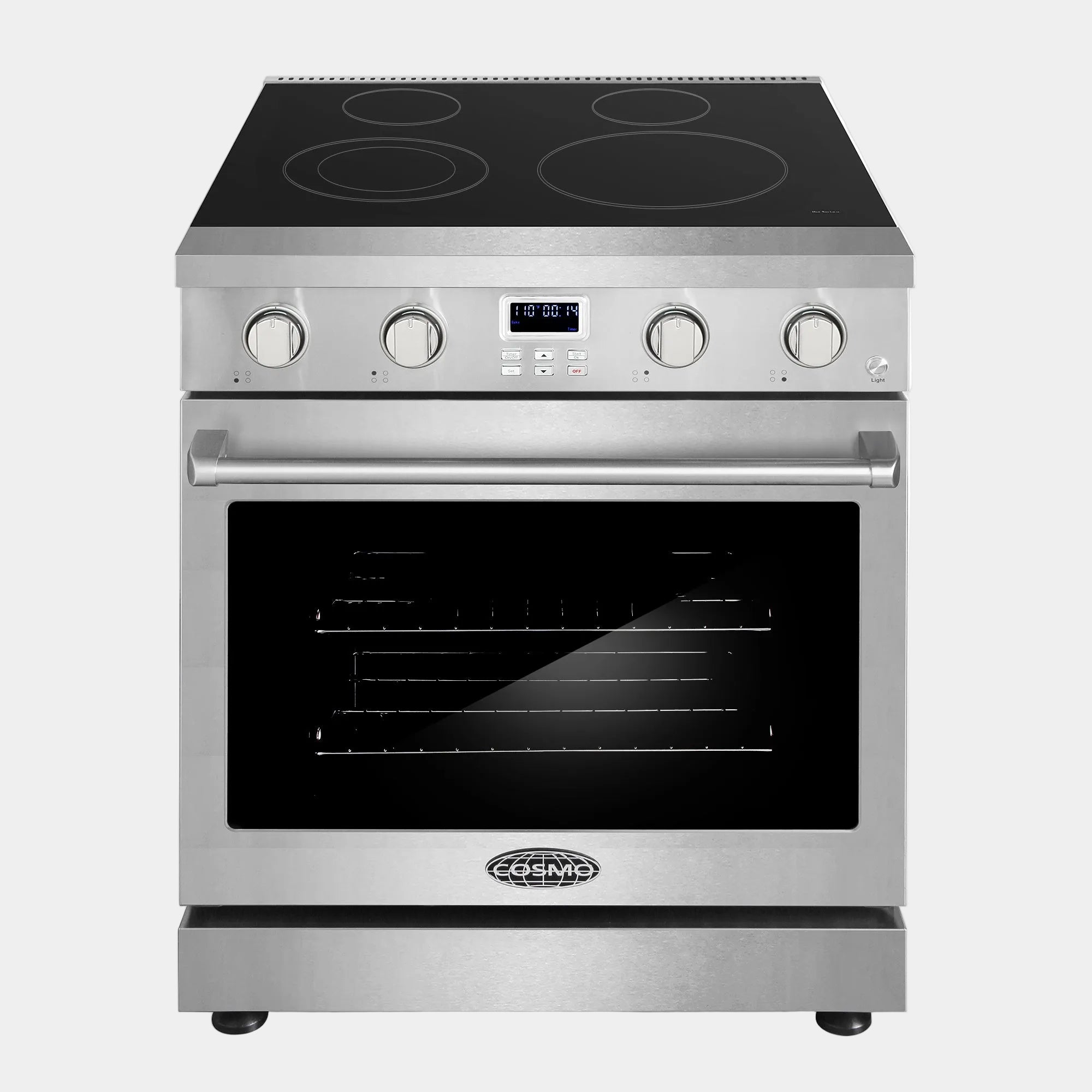 Cosmo Haven 30 in. 4.8 cu. ft. Stainless Steel Electric Range with 4 Burners | COS-ERC304KBD