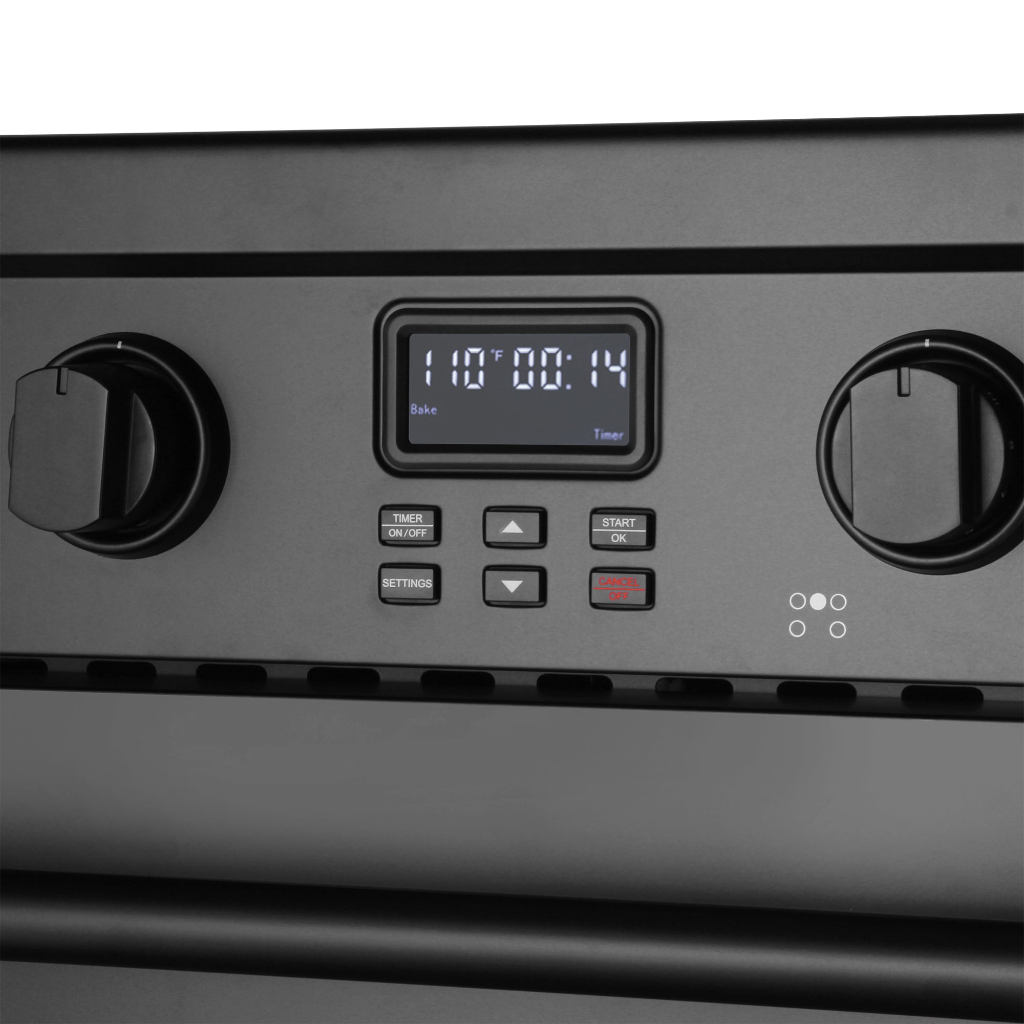 Cosmo Haven 36 in. 6.1 cu. ft. Black Electric Range with 5 Burners | COS-ERC365KBD-BK