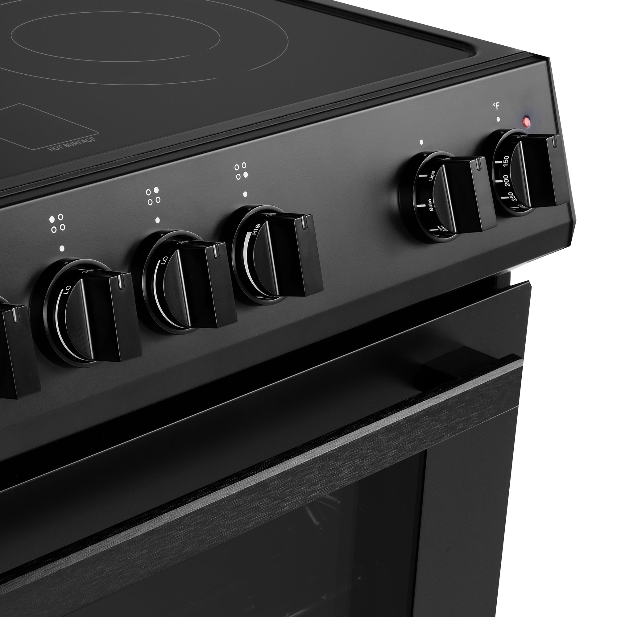 Cosmo Stellar 30 in. 5.0 cu. ft. Black Electric Range with 4 Burners | COS-ERD304K-BK