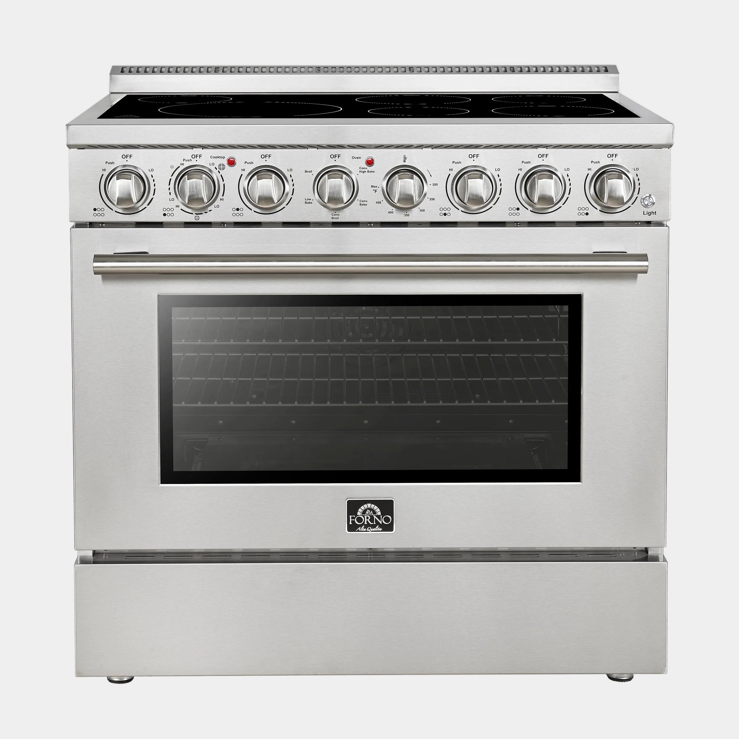 Forno Paolo 36 in. 5.44 cu. ft. Stainless Steel Electric Range | FFSEL6011-36