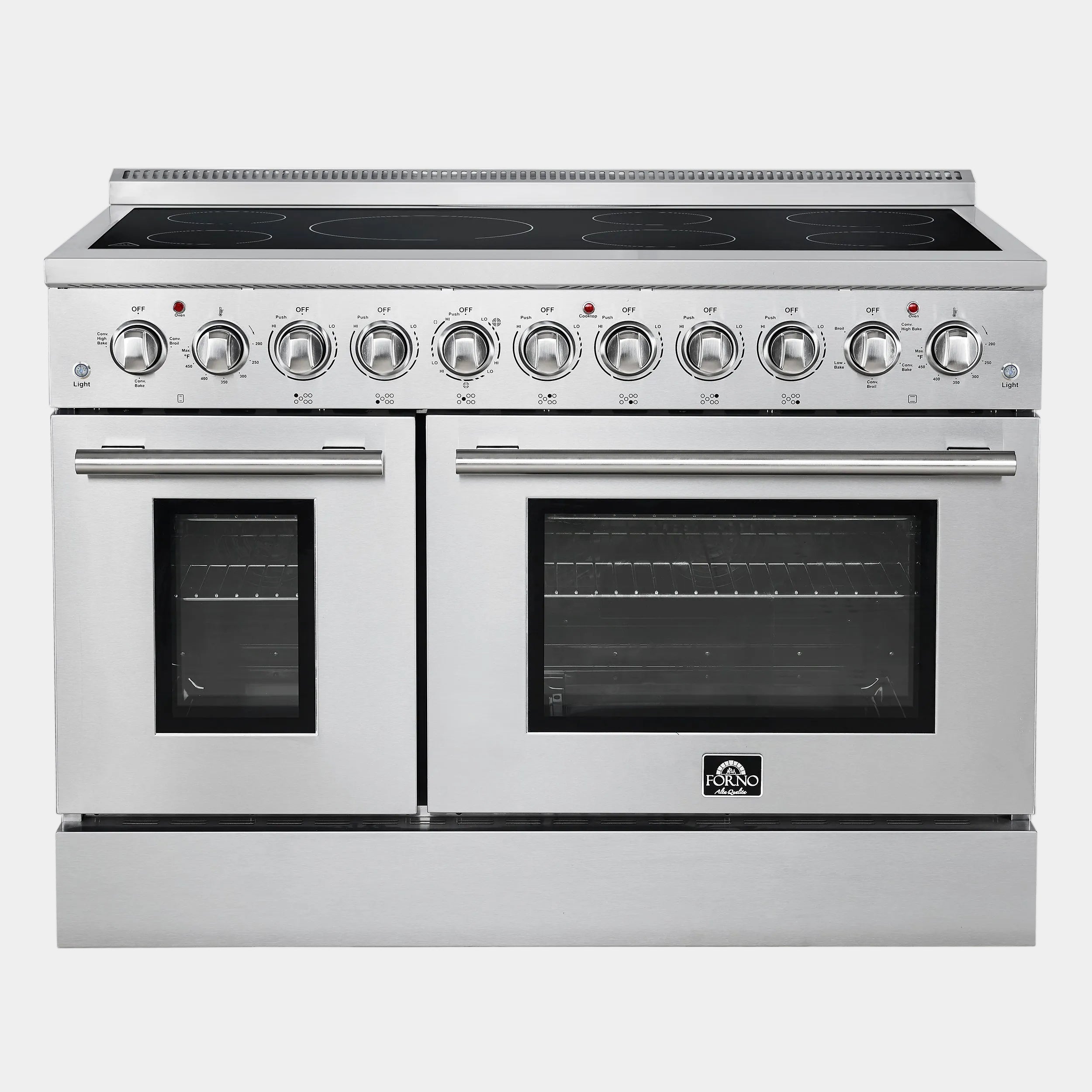 Forno Paolo 48 in. 6.7 cu. ft. Stainless Steel Electric Range | FFSEL6011-48