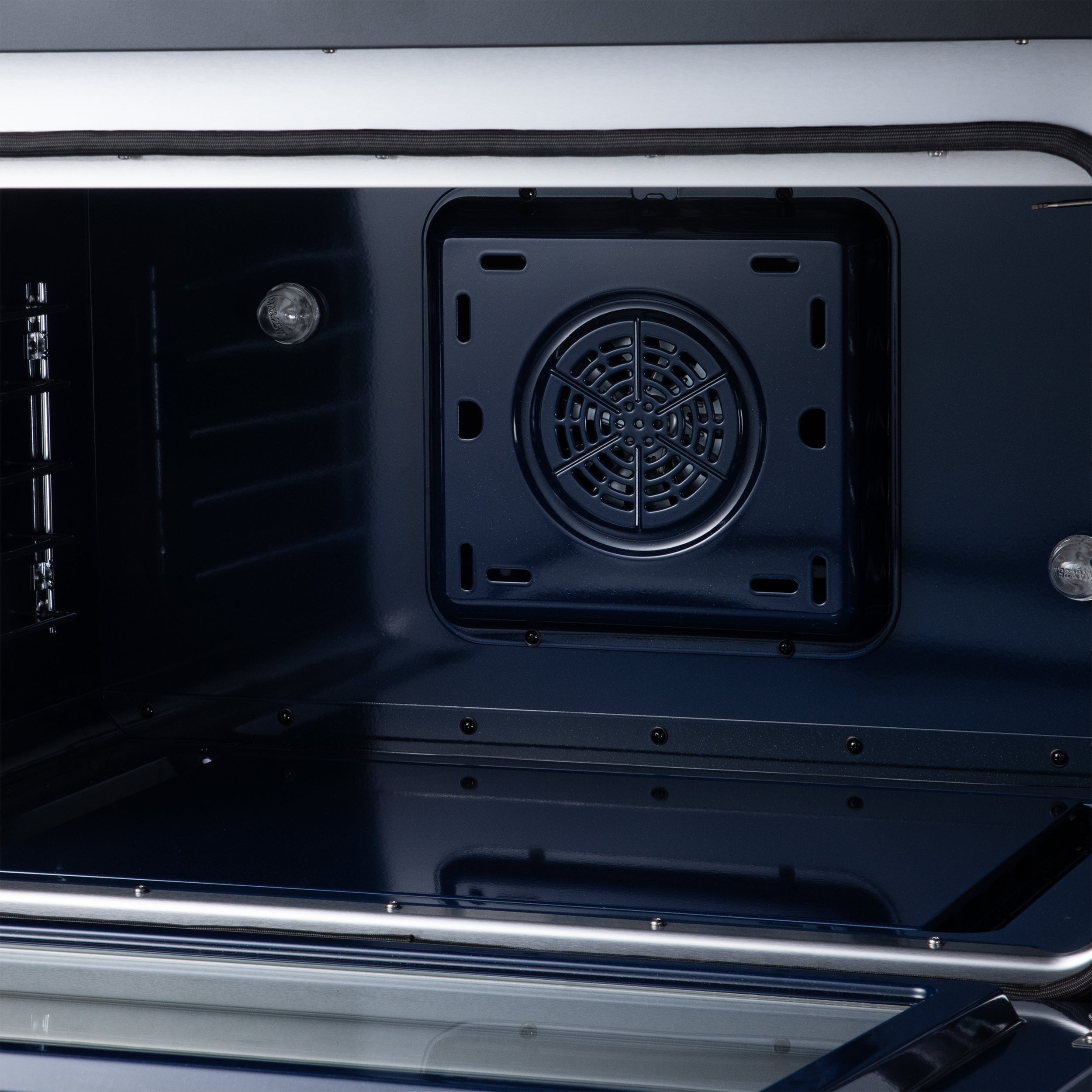 Massimo 36 Inch Freestanding Electric range, 5 radiant burners, 5.36 cf. True Convection oven, Air fryer kit, Black