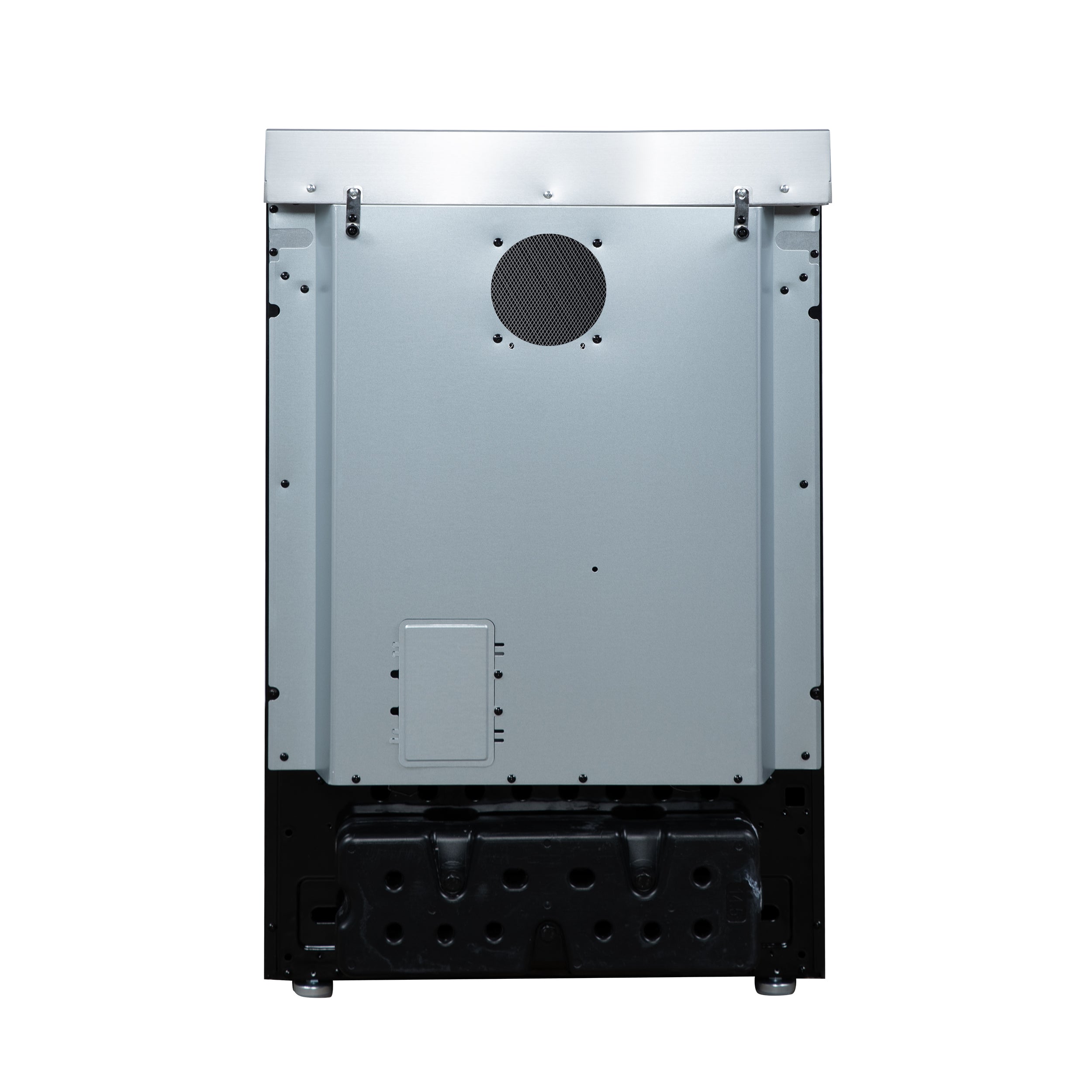 Forno Loiano 24 in. 2.3 cu.ft. Black Electric Range with 4 Burners, Air Fry Kit, Storage Drawer and Antique Brass Accents | FFSEL6069-24BLK