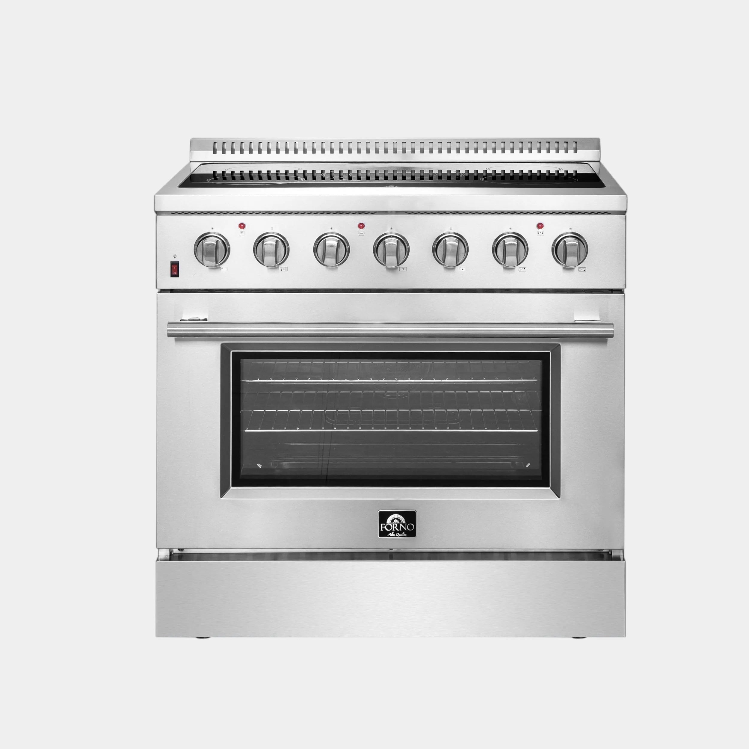 Forno Galiano 36 in. 5.36 cu. ft. 5-Burner Stainless Steel Electric Range | FFSEL6083-36