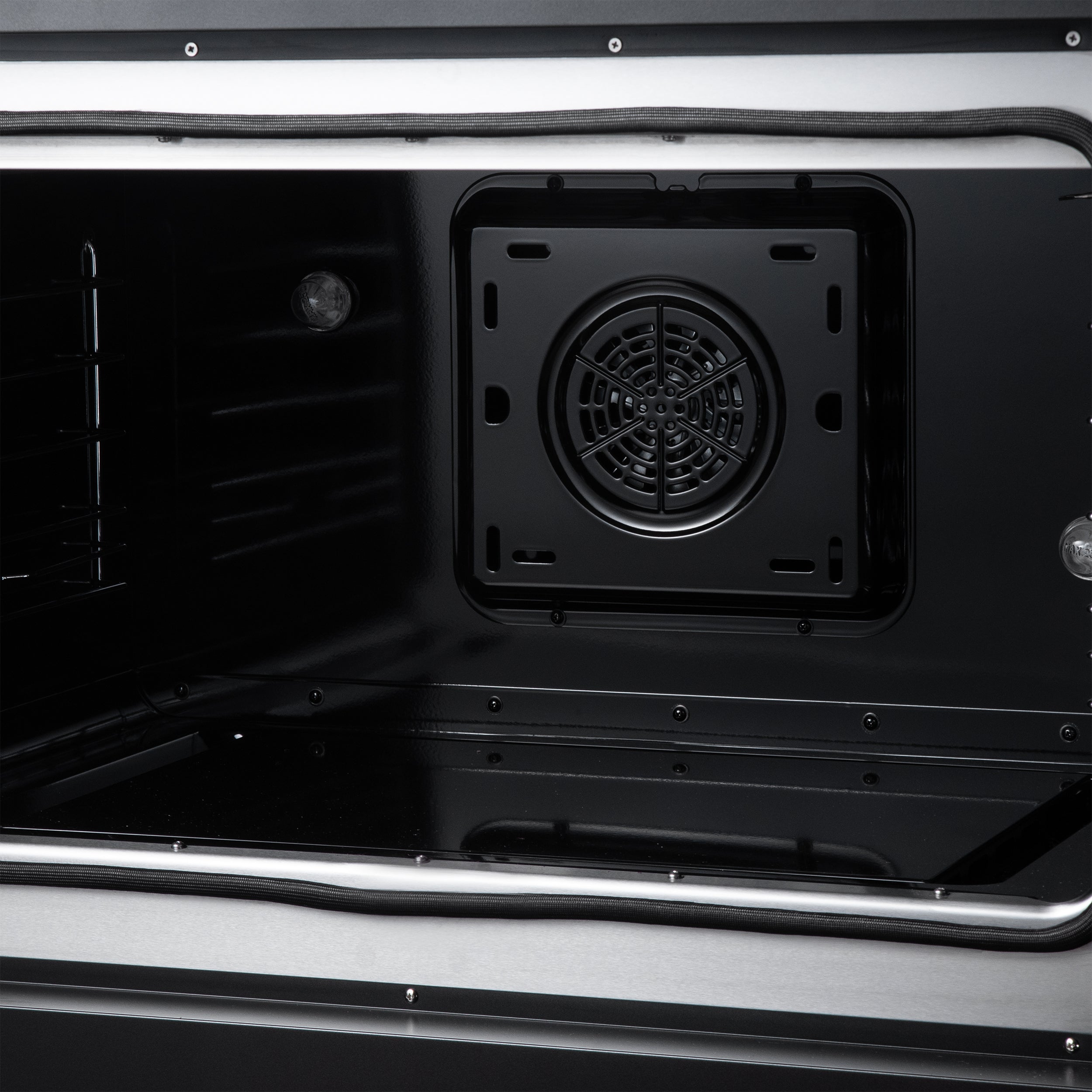 Galiano 36 Inch French Door Electric range, 5 radiant burners, 5.36 cf. True Convection oven, Air fryer kit, Black