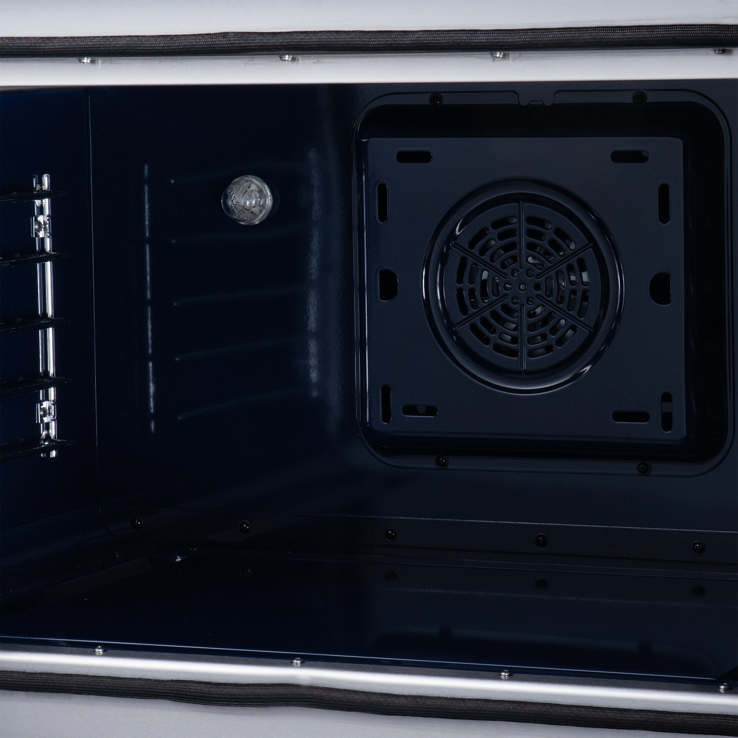 Massimo 30 Inch French Door Electric range, 5 radiant burners, 4.32 cf. True Convection oven, Air fryer kit, Black