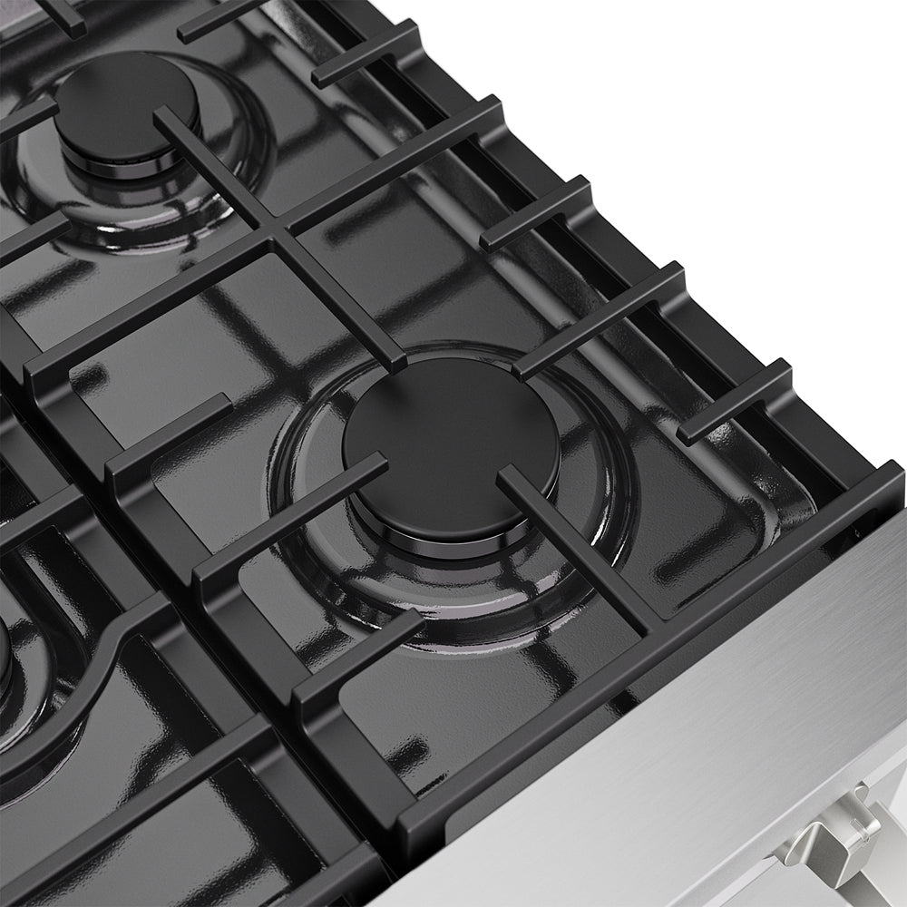 Empava Pro-Style 30 in. 4.5 cu. Ft. 5-Burner Stainless Steel Gas Range | EMPV-30GR10