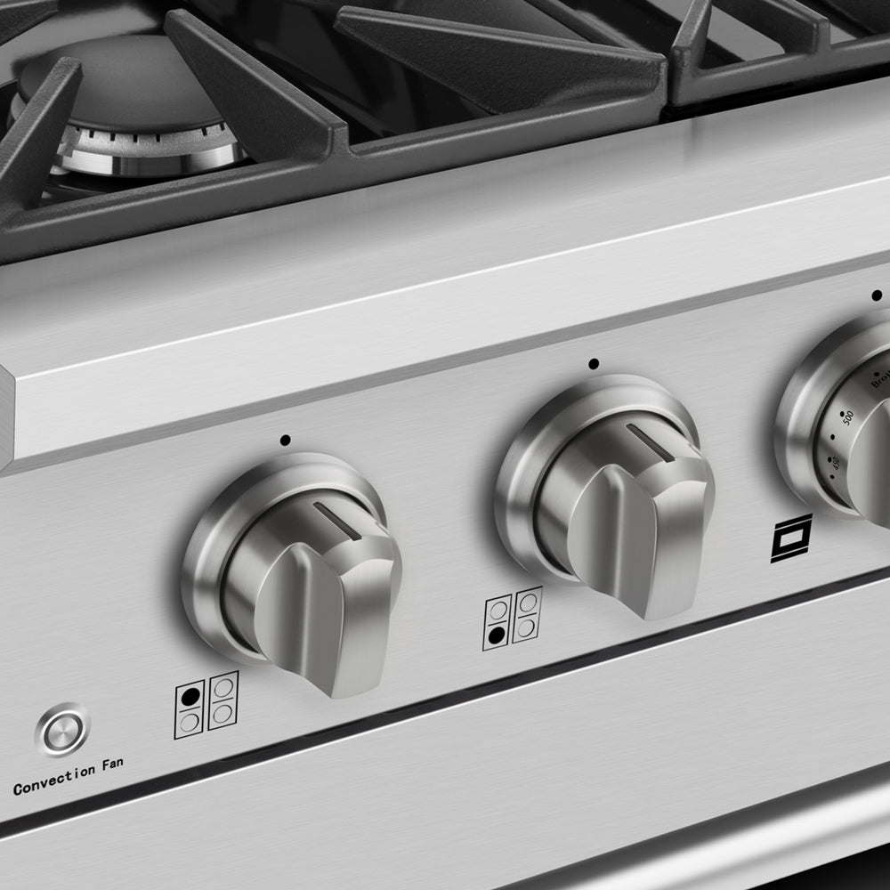 Empava Pro-Style 30 In. 4.2 cu. Ft. 4-burner Stainless Steel Gas Range | EMPV-30GR07