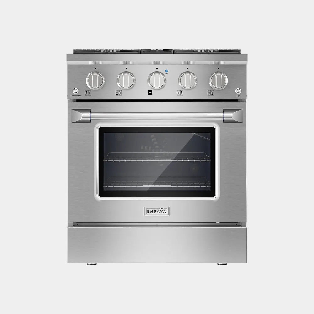 Empava Pro-Style 30 In. 4.2 cu. Ft. 4-burner Stainless Steel Gas Range | EMPV-30GR07