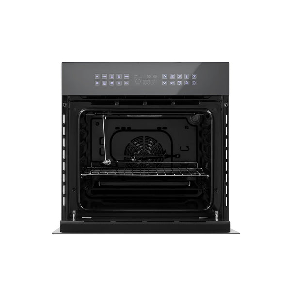Empava 24 In. Silver Glass Electric Single Wall Oven 2.3 cu. Ft. | EMPV-24WOC17