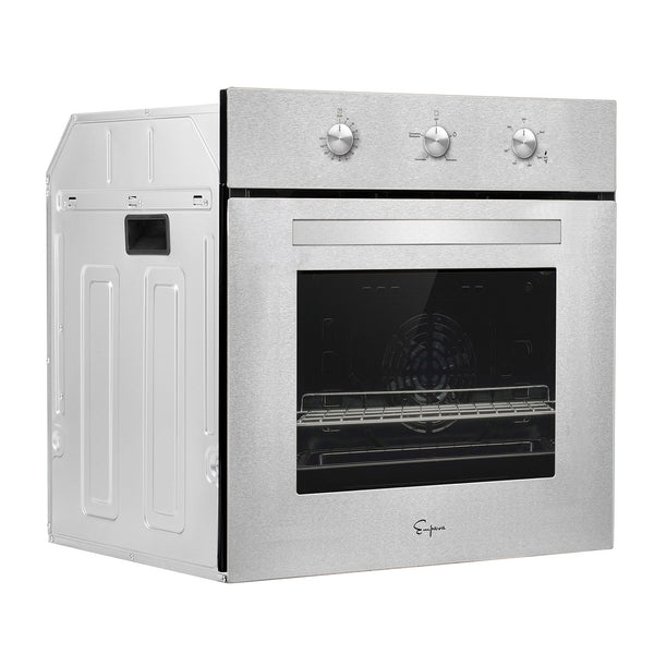 Empava 24 In. Stainless Steel Natural Gas Single Wall Oven 2.3 cu. Ft. | EMPV-24WO08