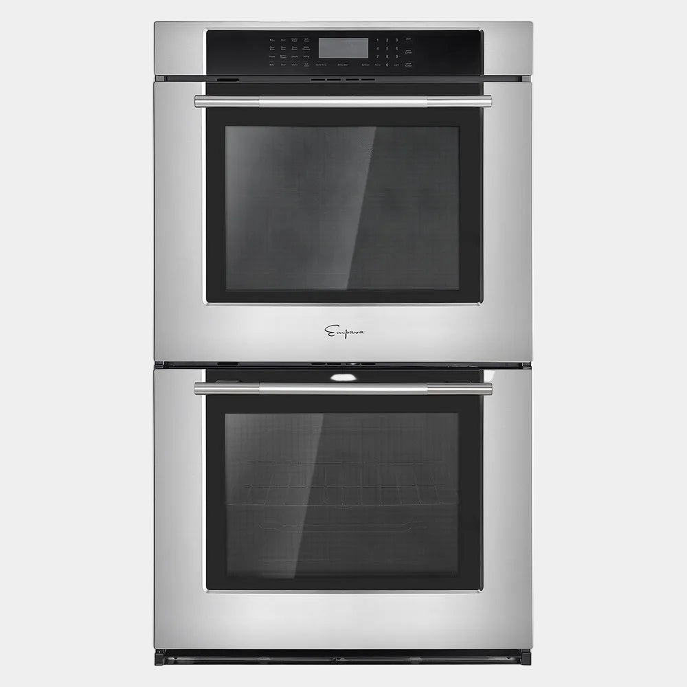Empava 30 In. 5 cu. Ft. Stainless Steel Electric Double Wall Oven With Air Fry | EMPV-30WO05