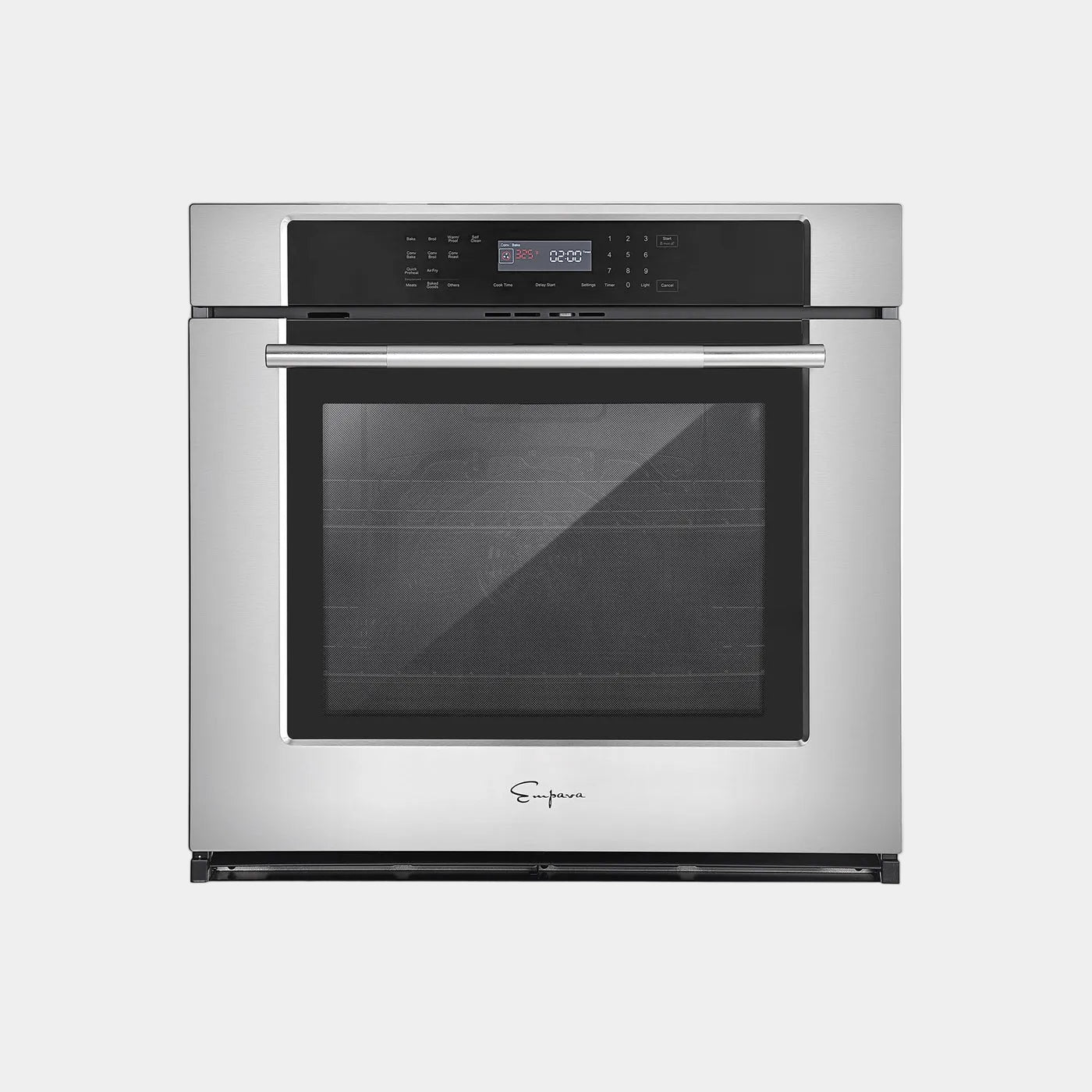 Empava 30 In. 5 cu. Ft. Stainless Steel Self-Cleaning Electric Single Wall Oven With Air Fry | EMPV-30WO04