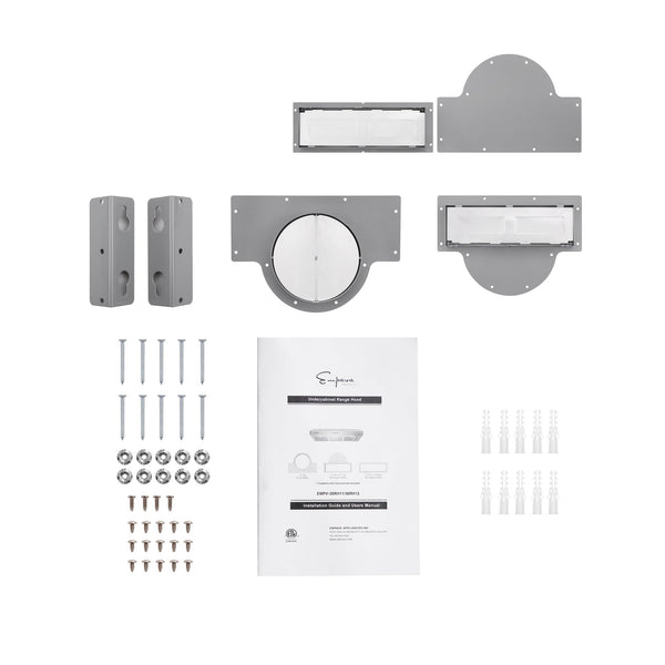 Empava 30 In. 500 CFM Stainless Steel Under Cabinet Range Hood | EMPV-30RH11